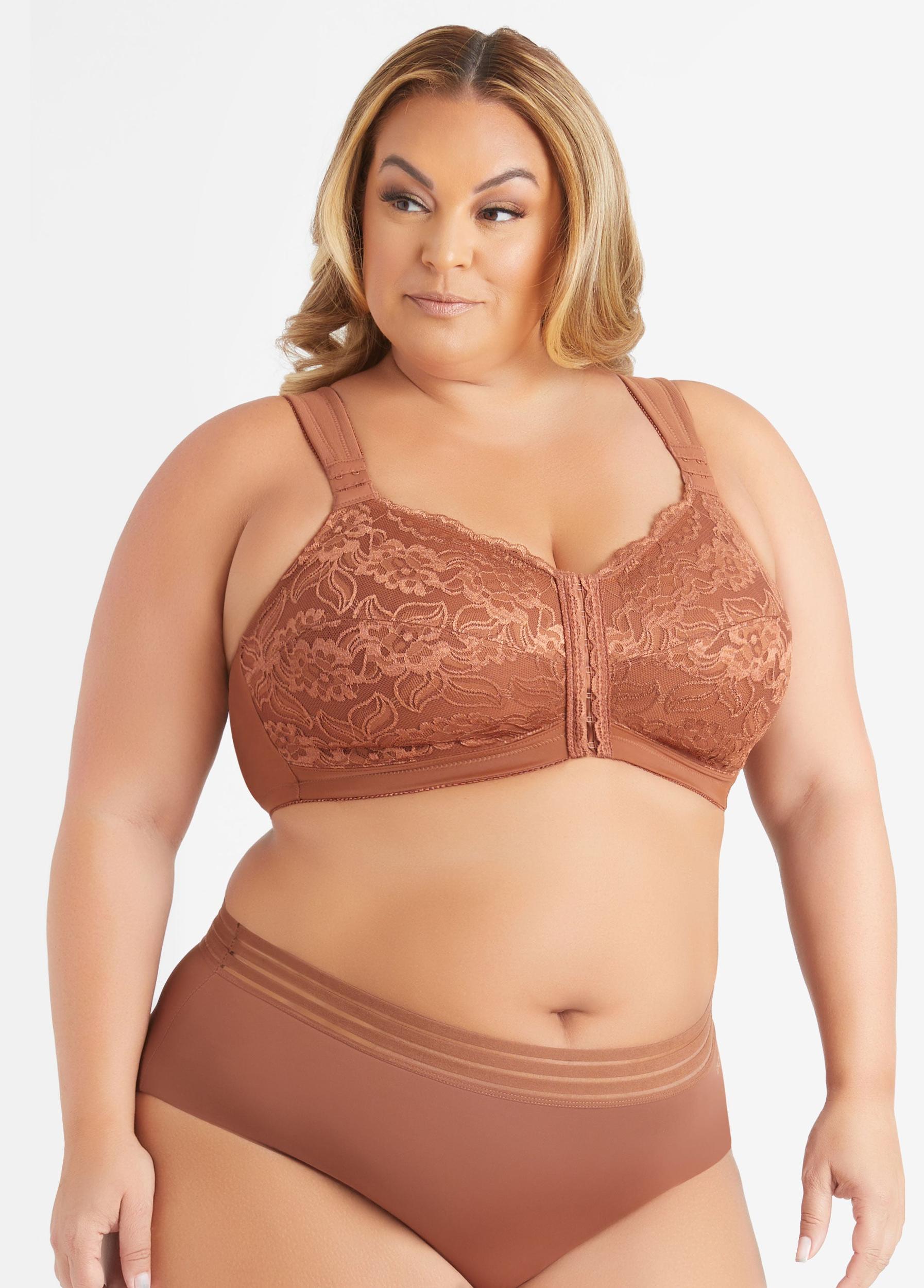 Front Close Wireless Posture Bra Product Image