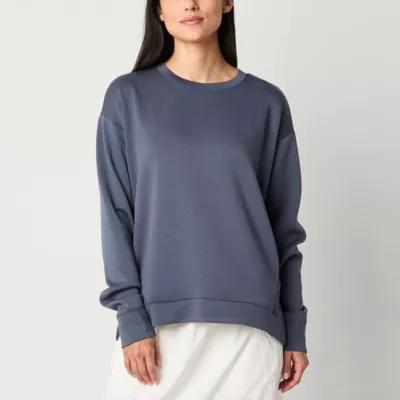 Stylus Womens Round Neck Long Sleeve Sweatshirt Product Image