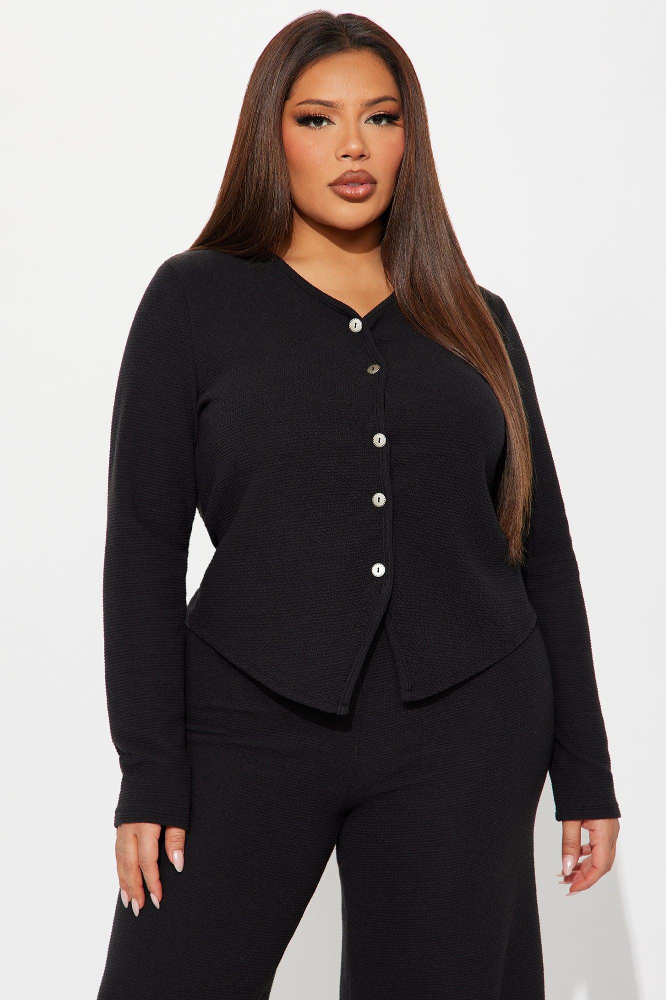 Always Nice Pant Set - Black Product Image