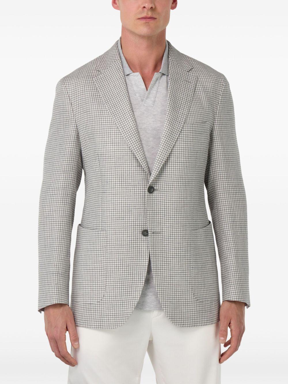 houndstooth-pattern blazer Product Image