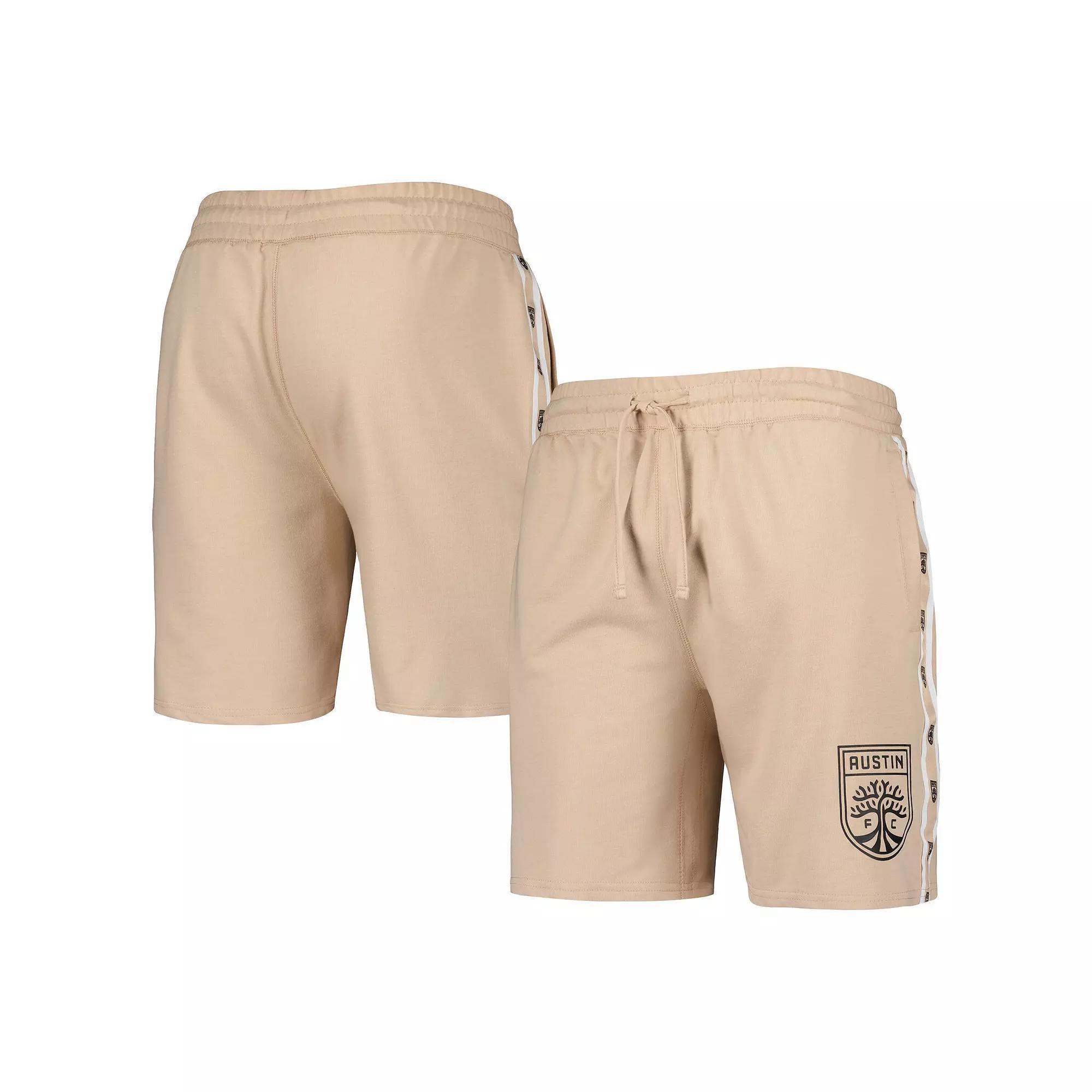 Men's Concepts Sport  Tan Austin FC Team Stripe Shorts, Size: Small, Afc Team Product Image