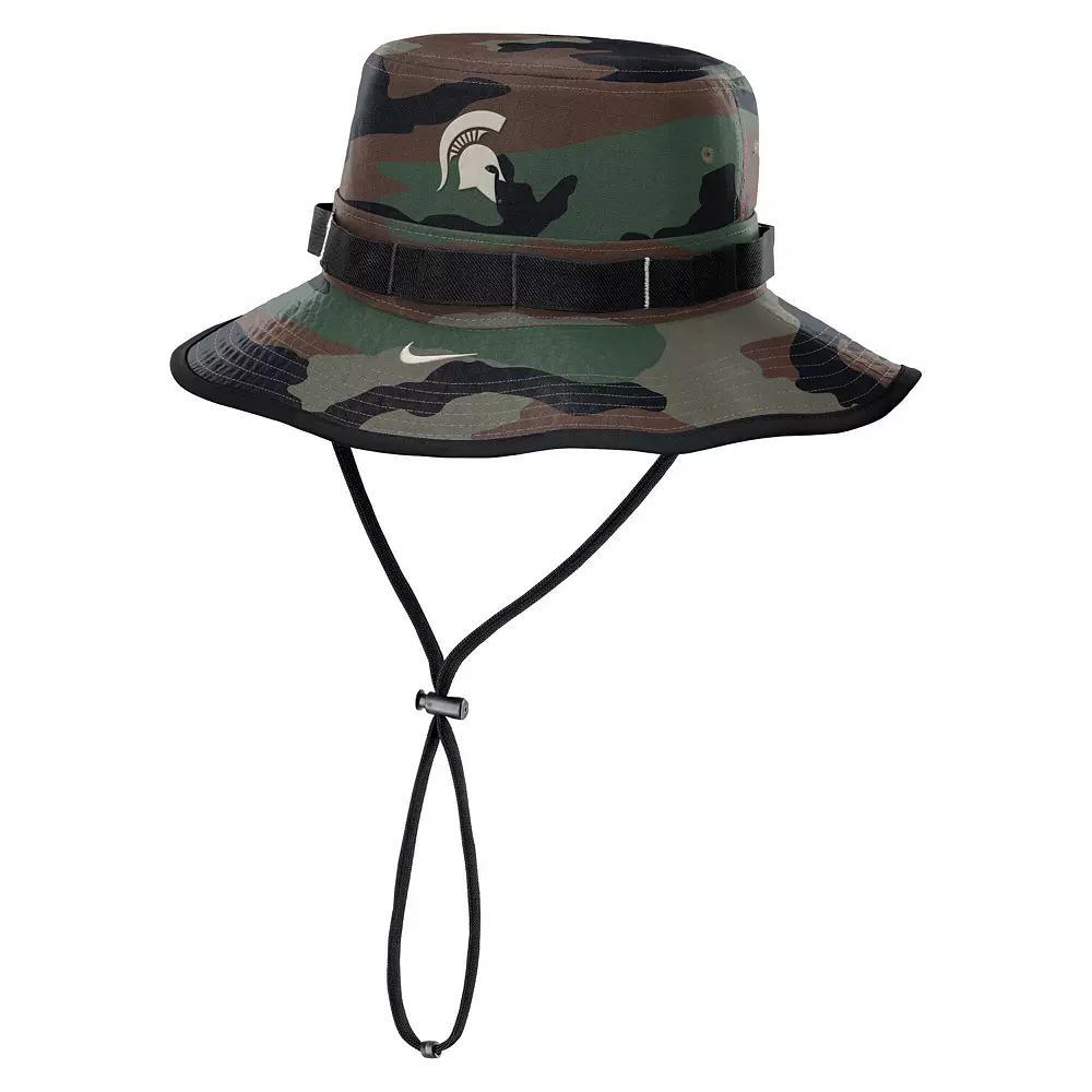 Men's Nike Camo Michigan State Spartans 2024 Military Appreciation Apex Bucket Hat, Size: XL, Green Product Image