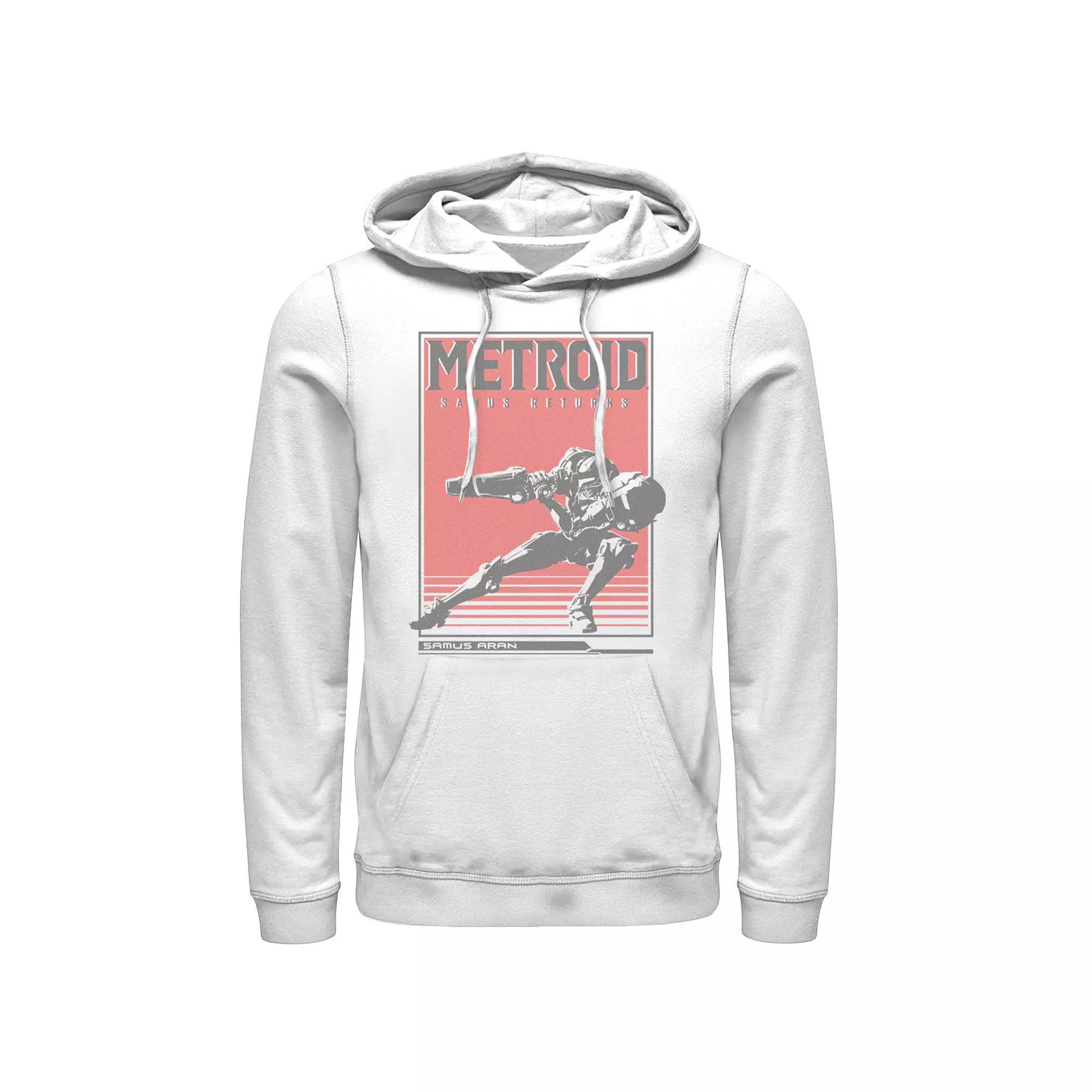 Men's Nintendo Metroid Samus Returns Side Pose Hoodie,  Product Image
