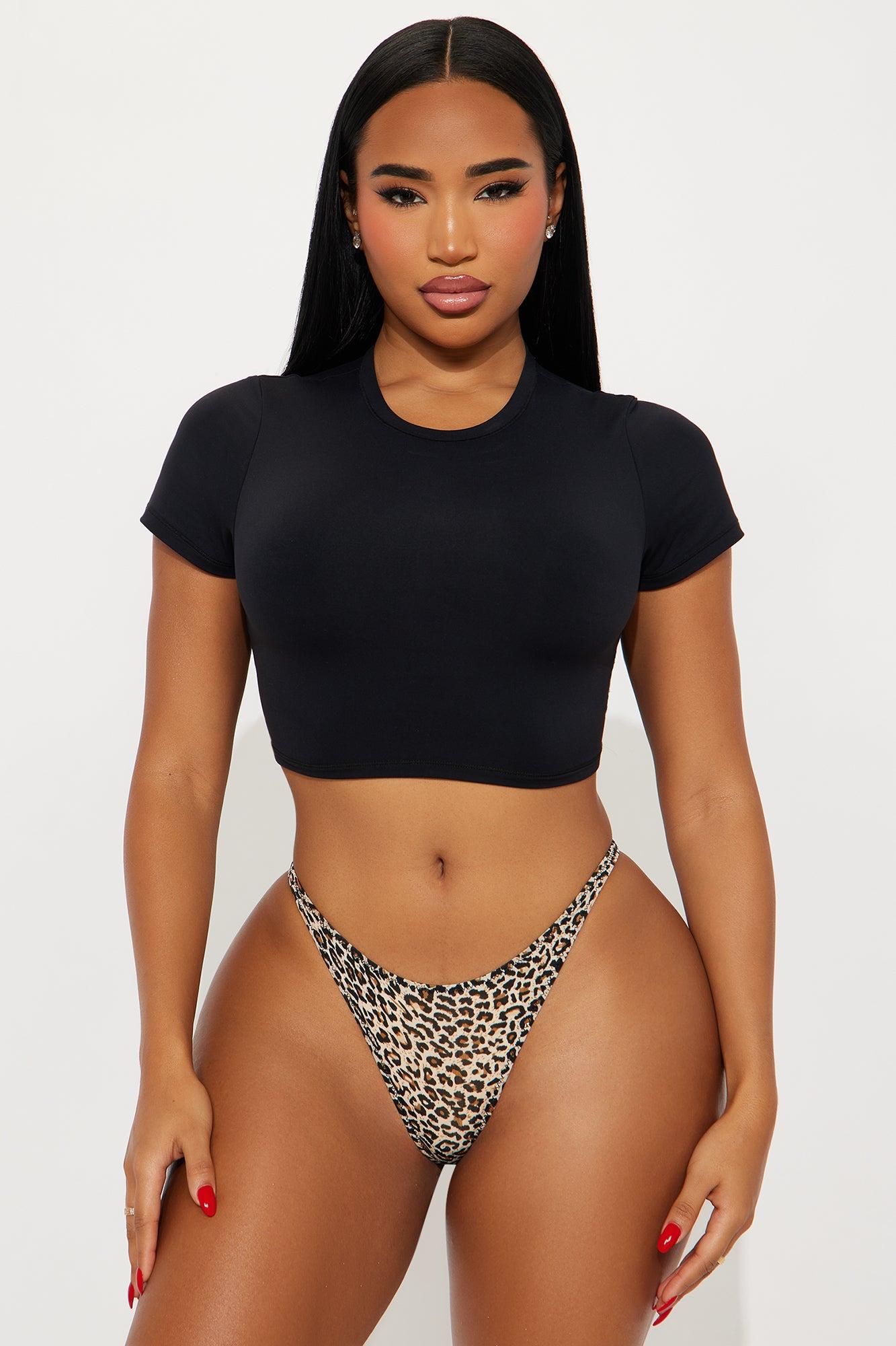 A Little Wild Leopard G-String Panty - Leopard Female Product Image