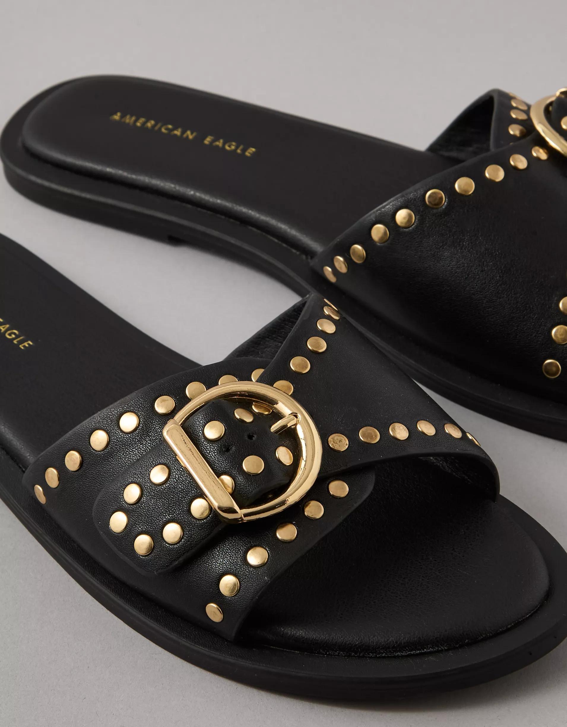 AE Studded Buckle Slide Sandal Product Image