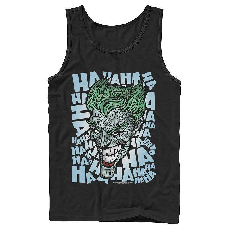 Mens DC Comics The Joker Text Fill Tank Top Product Image