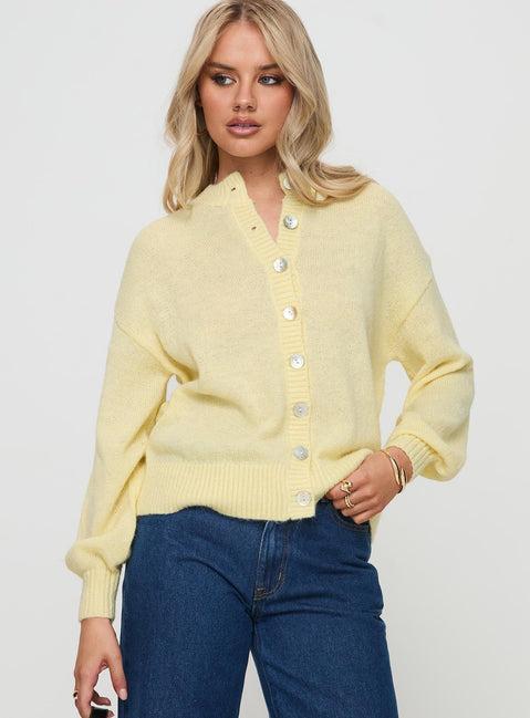 Sunbeam Cardigan Yellow Product Image