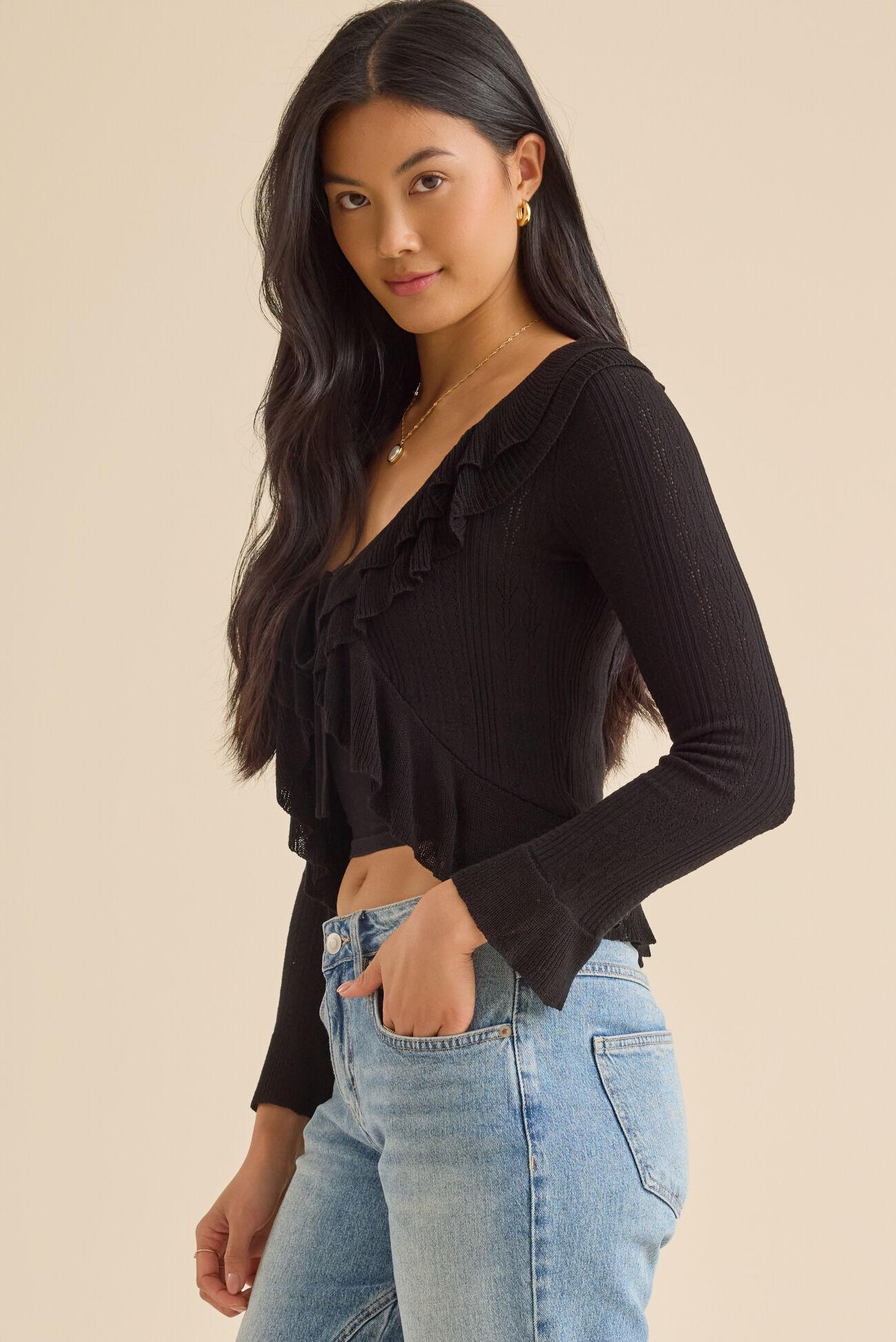 Lorelei Ruffle Tie-Front Top Product Image