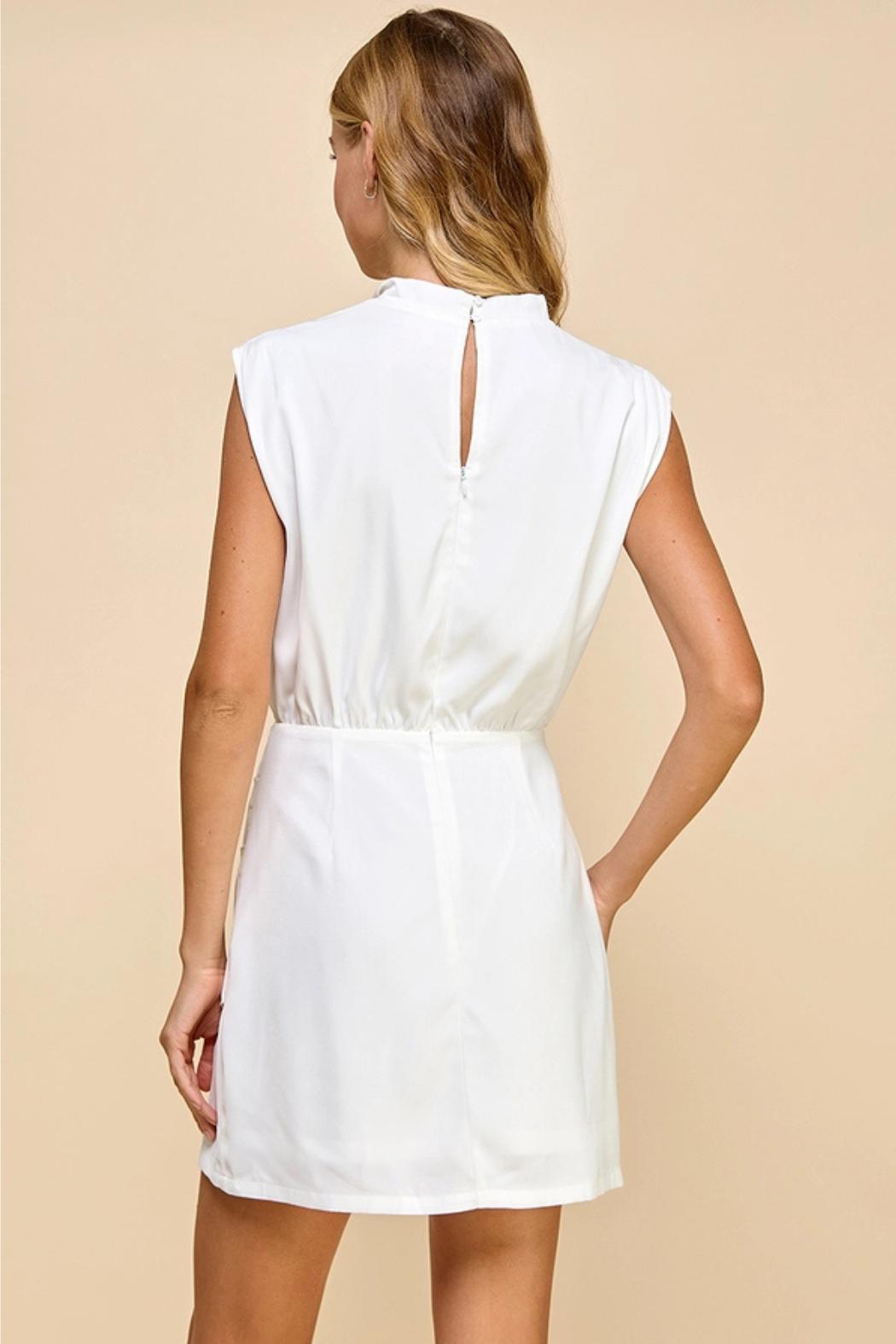 Draped Mini Dress Product Image