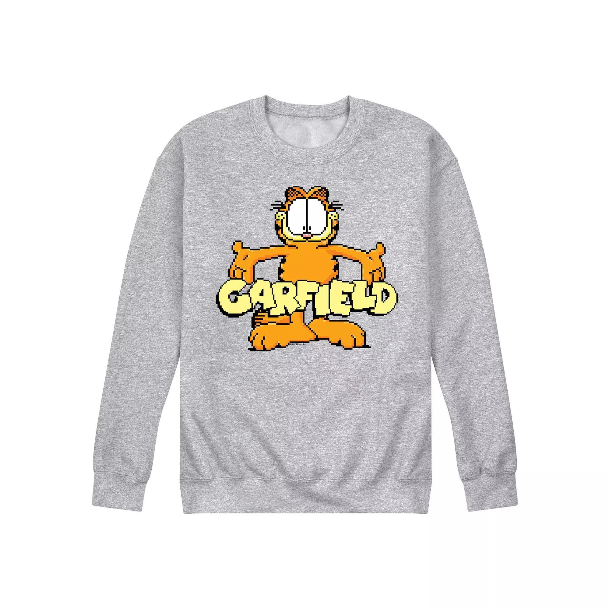Men's Garfield Standing Logo Fleece Sweatshirt,  Product Image