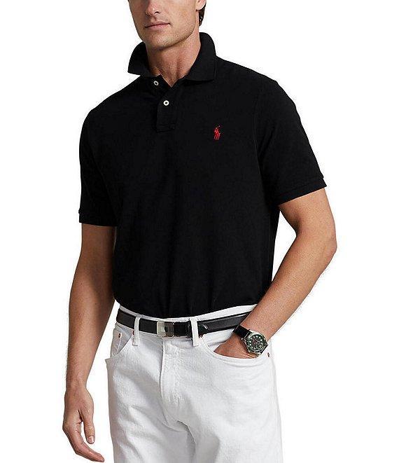 Polo Ralph Lauren Classic Fit Solid Cotton Mesh Polo Shirt Product Image