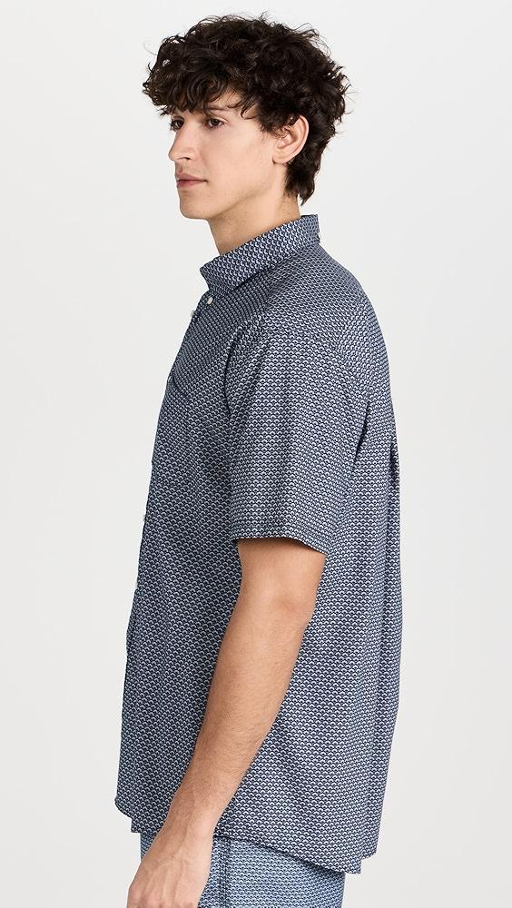 Barbour Shell Short Sleeve Tailored Shirt | Shopbop Product Image