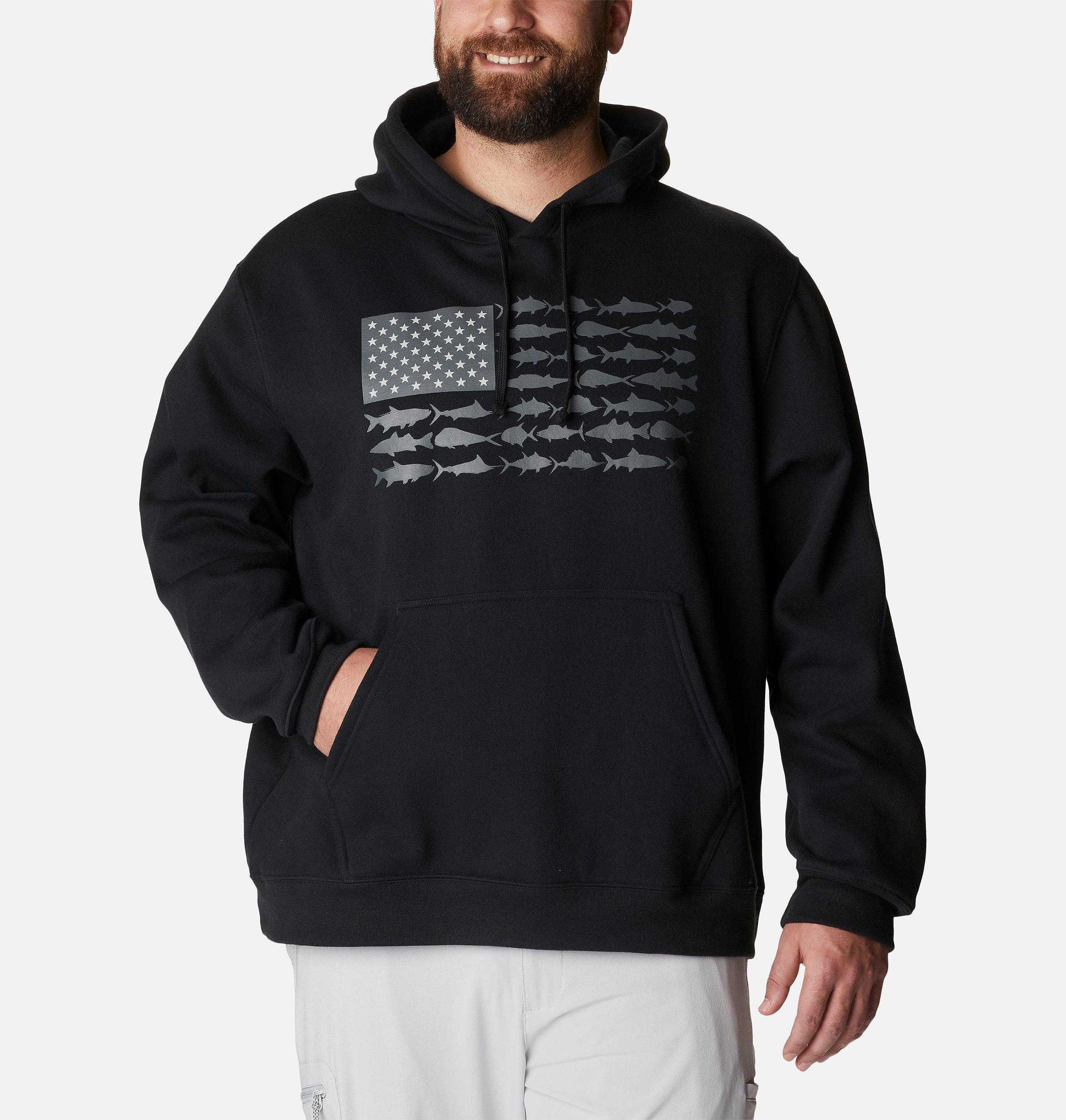 Columbia Mens PFG Fish Flag II Hoodie- Product Image