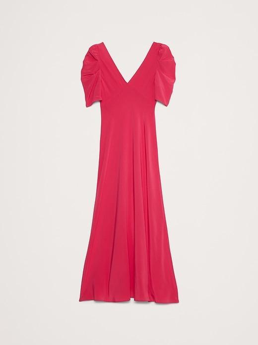 Matte Silk Maxi Dress Product Image