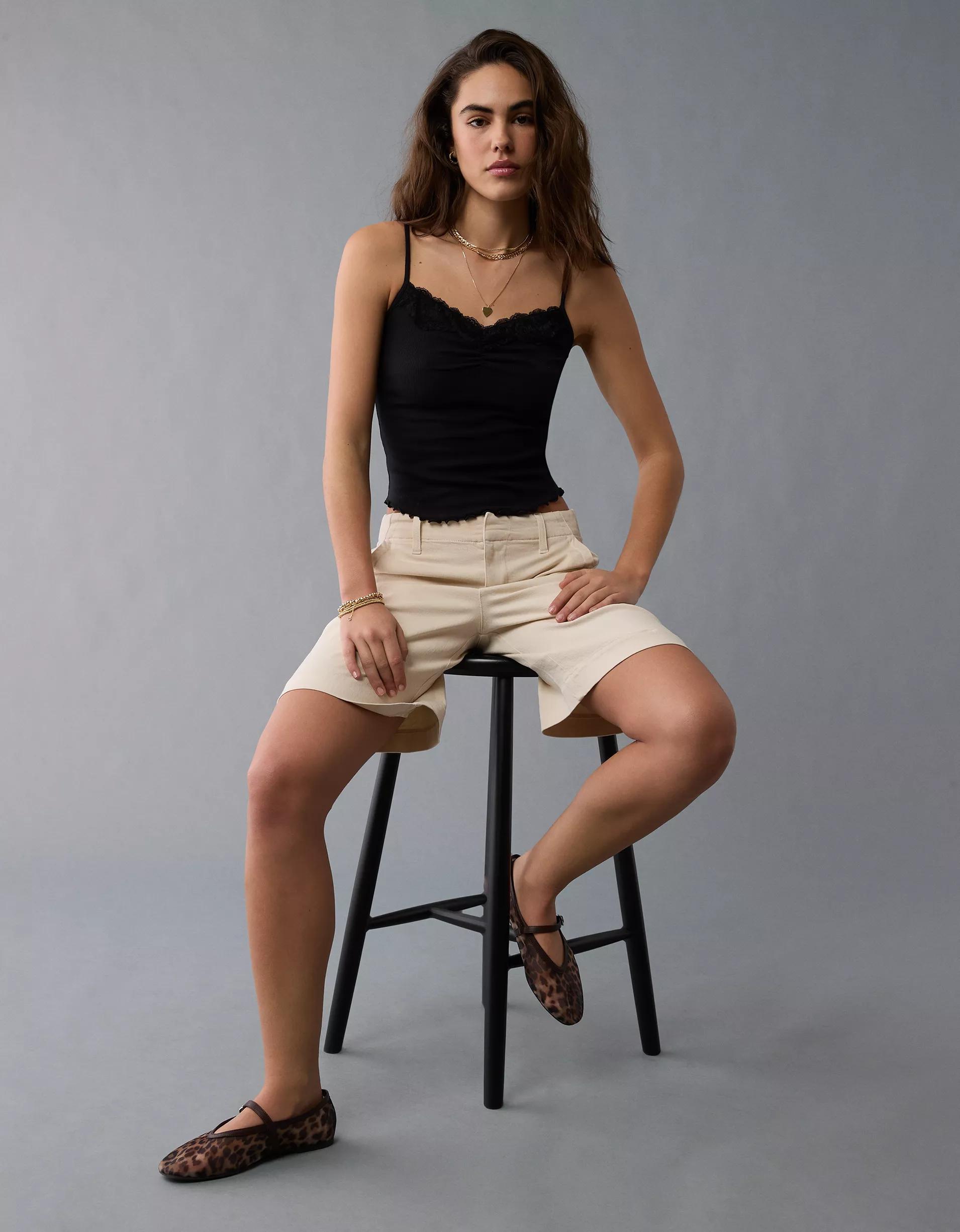 AE Cinch Front Lace Cami Product Image