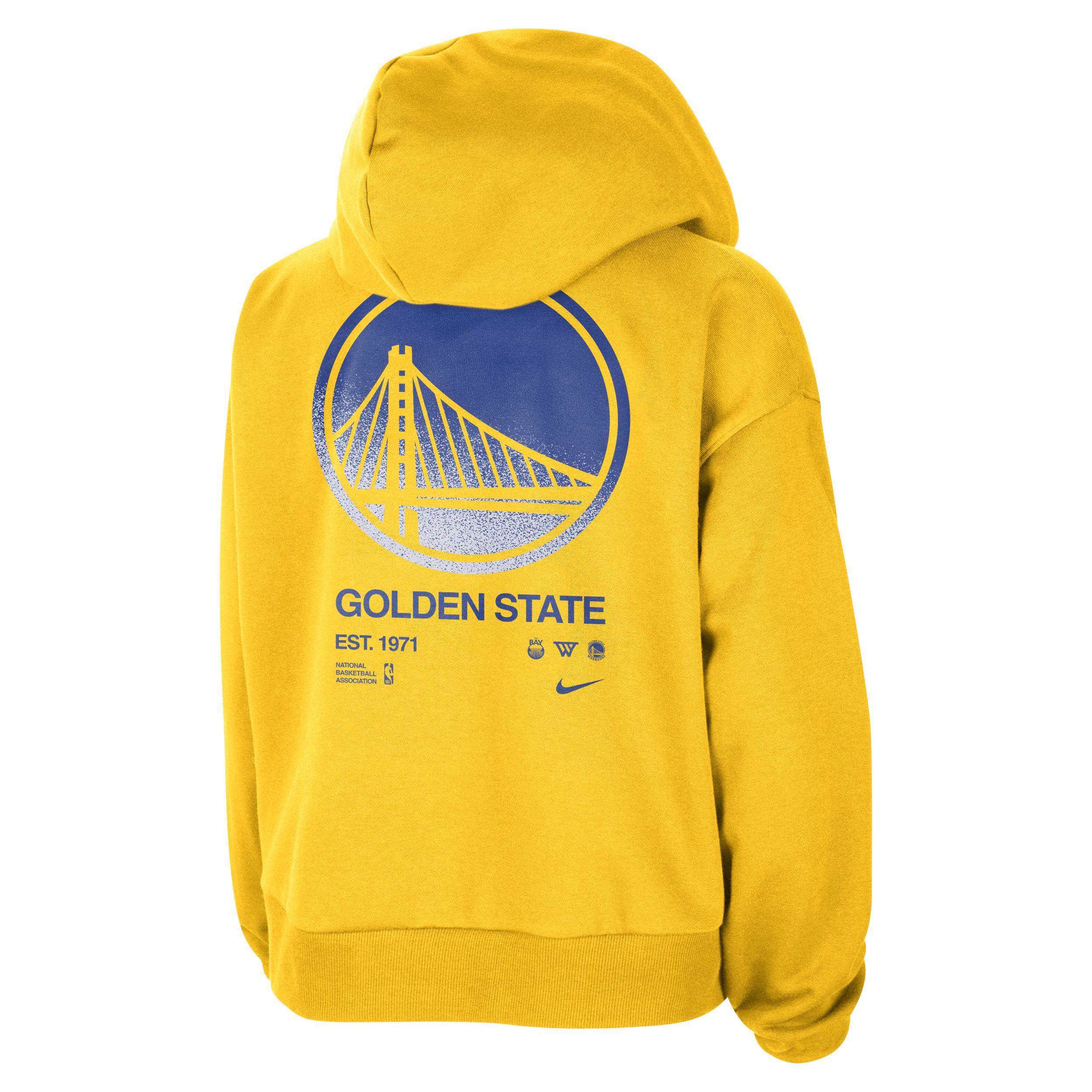 Golden State Warriors Standard Issue Nike Women's Dri-FIT NBA Pullover Hoodie Product Image