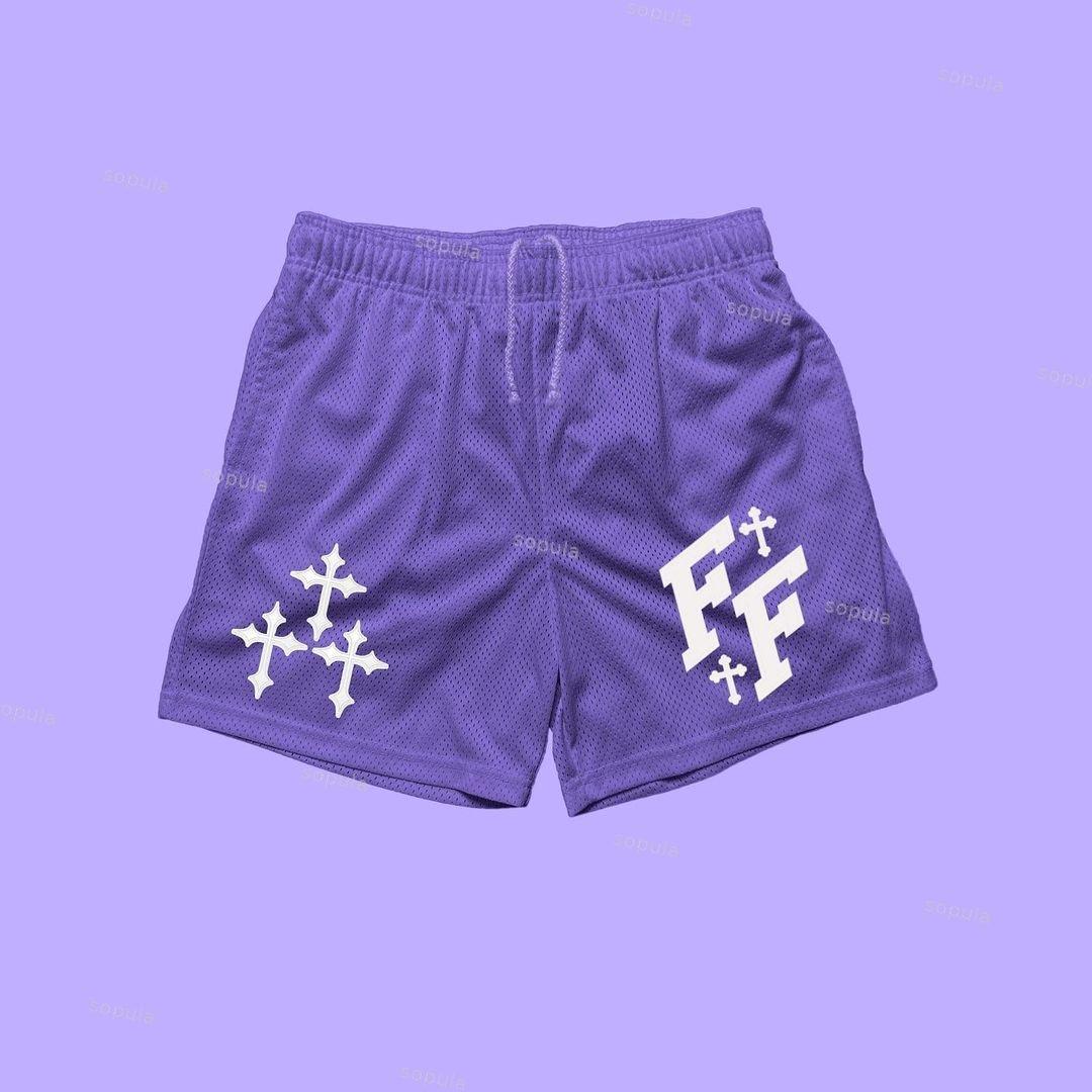 Sopula Jesus Ff Printed Casual Mesh Shorts Product Image