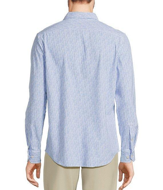 Murano Collezione Slim Fit Stripe Long Sleeve Shirt Product Image