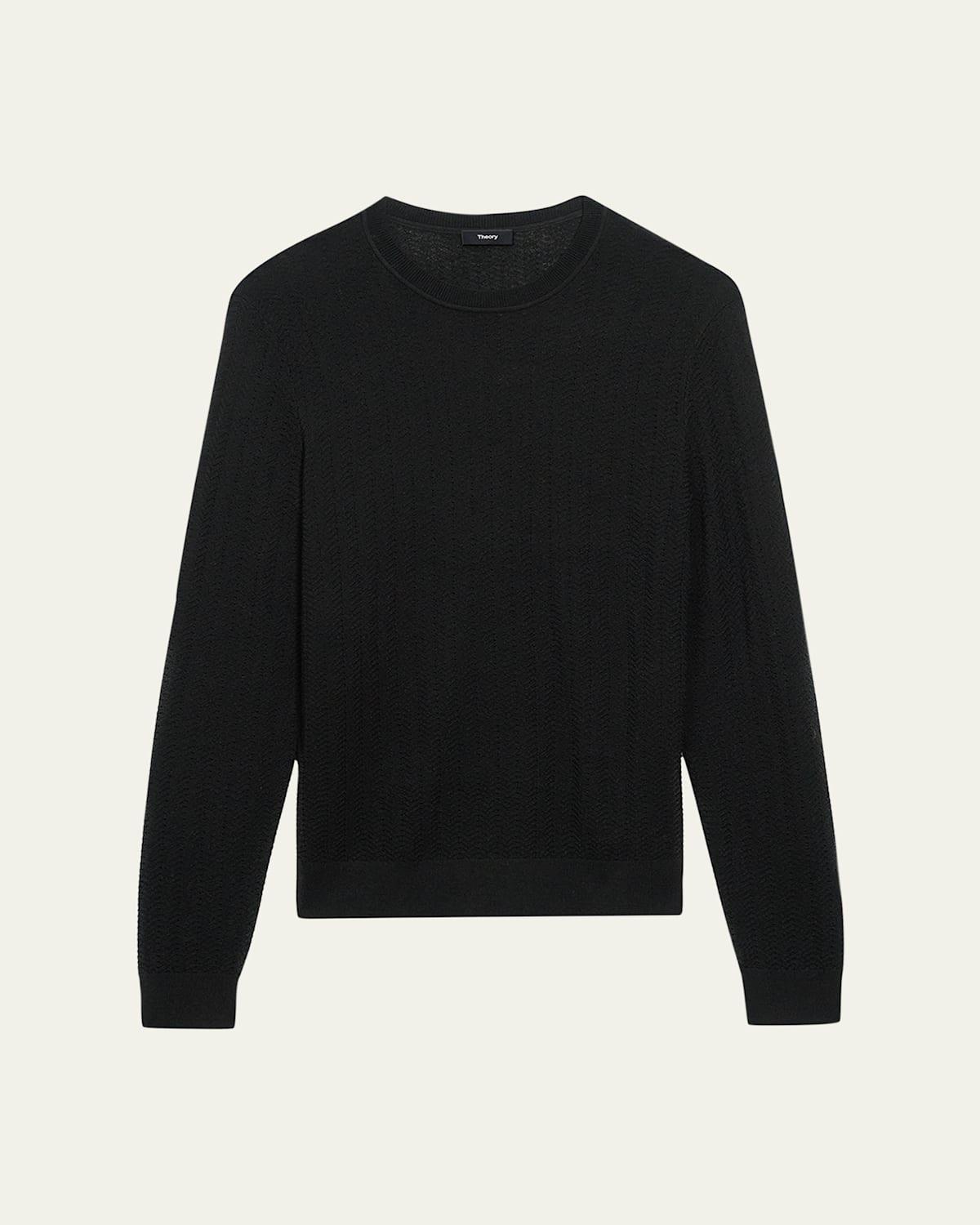 Men's Merino Wool Crewneck Sweater Product Image
