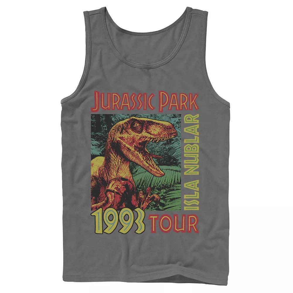 Men's Jurassic Park Isla Nublar 1993 Tour Poster Tank Top,  Product Image