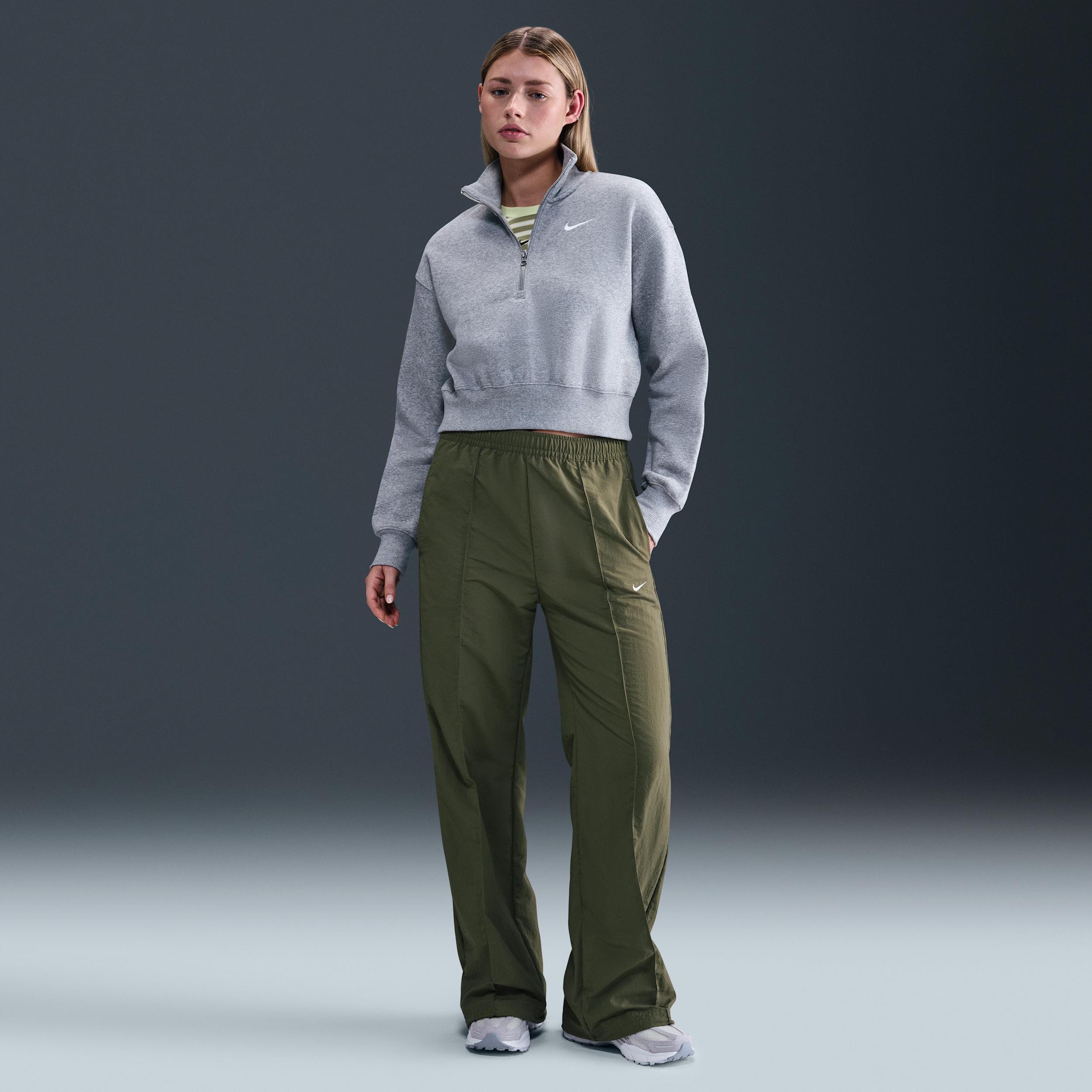 Womens Nike Sportswear Everything Wovens Mid-Rise Open-Hem Pants | FQ3588-222 Product Image