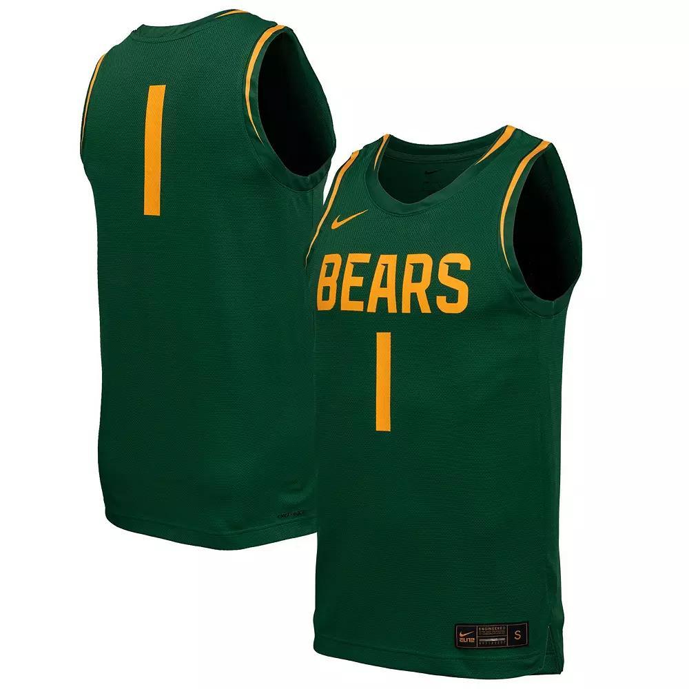 Men's Nike Green Baylor Bears Replica Basketball Jersey,  Product Image