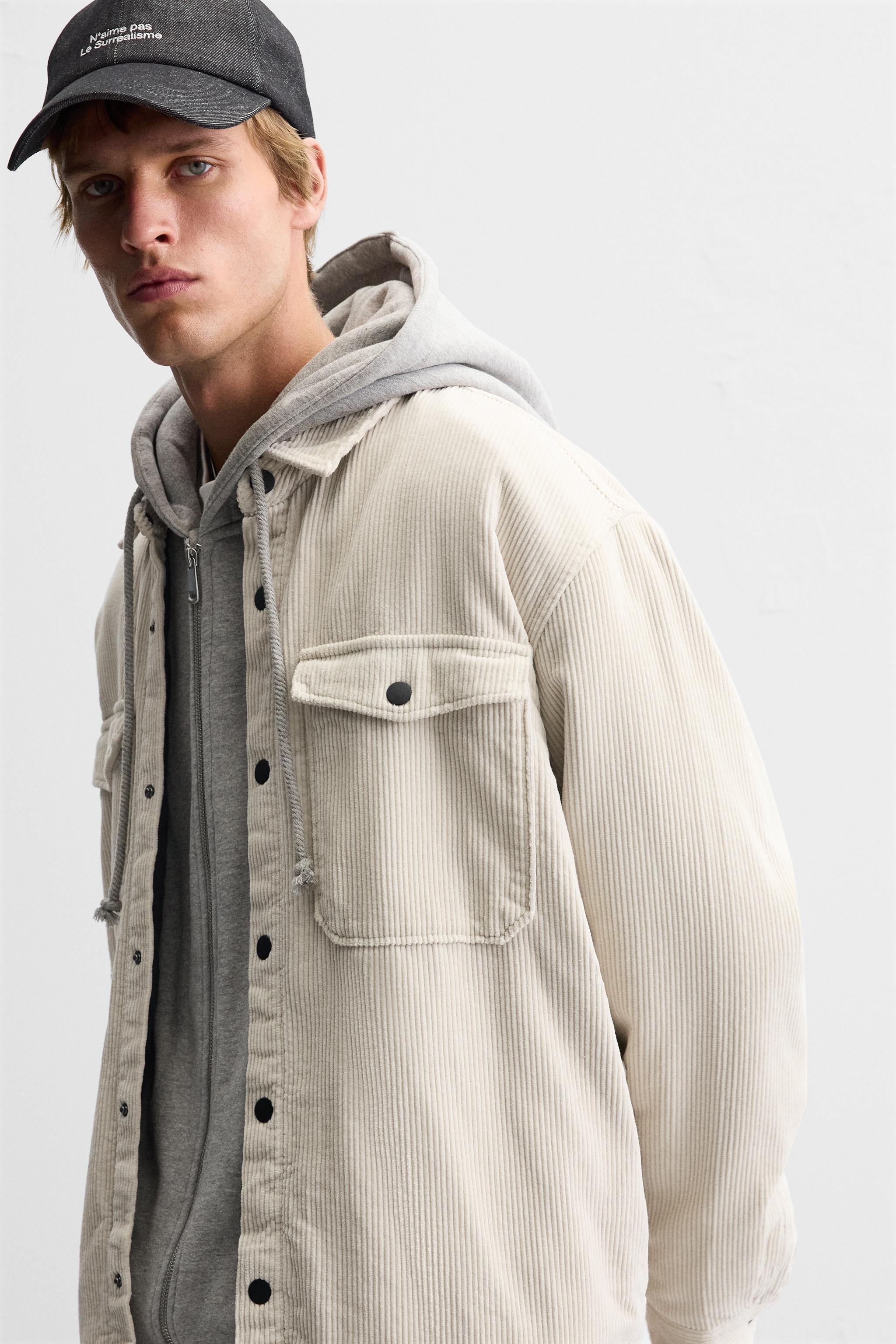 PADDED CORDUROY OVERSHIRT Product Image