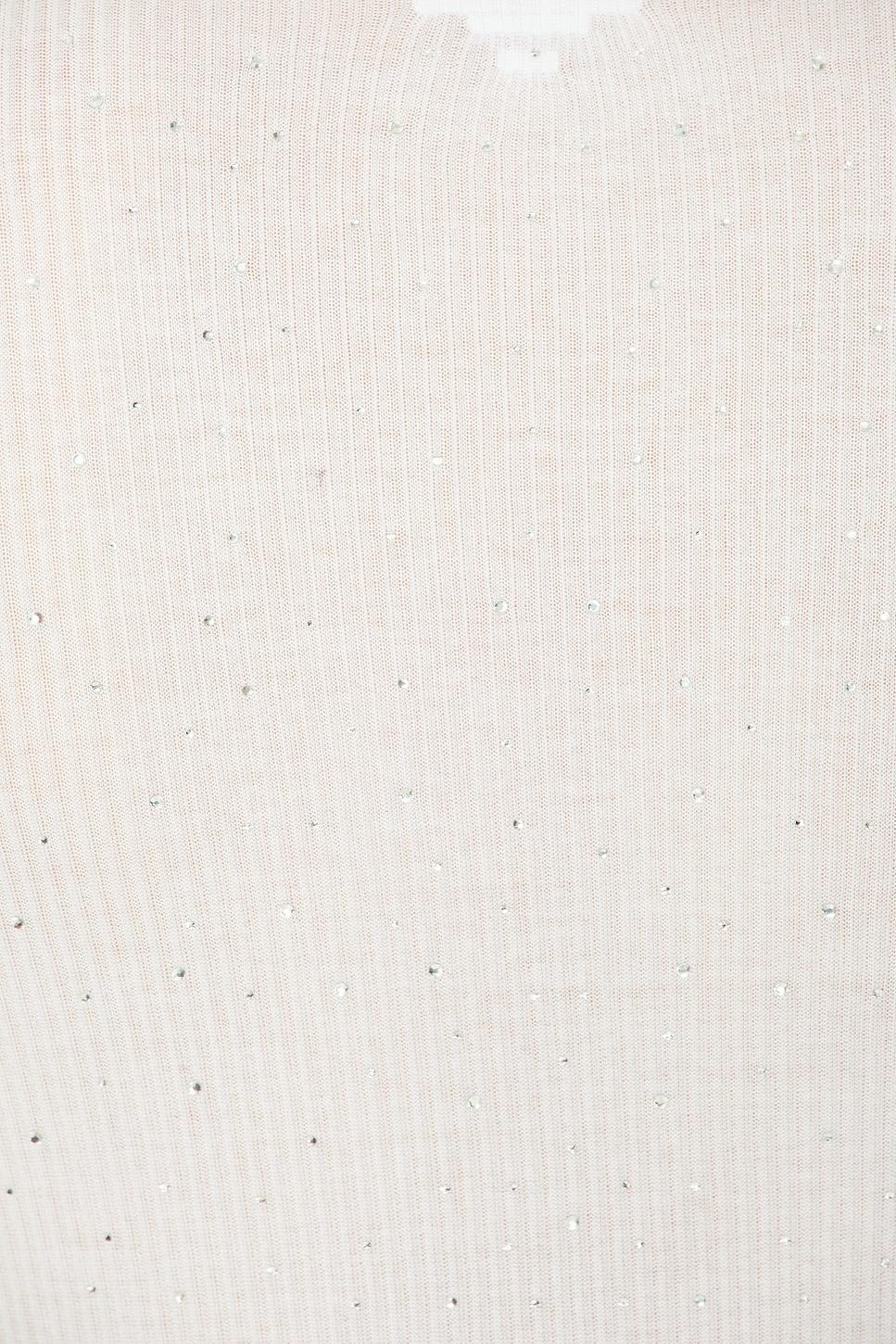 Crystal Hotfix Cropped Classic Racer Tank Top Product Image