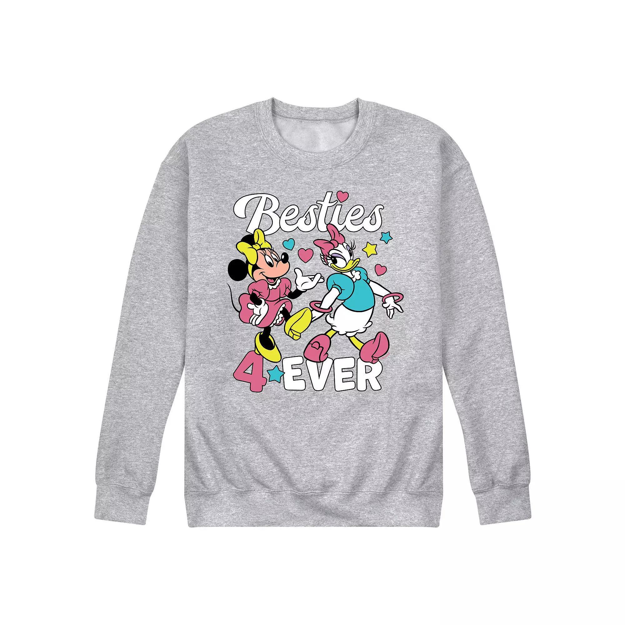 Disney's Men's Besties 4 Ever Fleece Sweatshirt, Size: XL, Gray Product Image