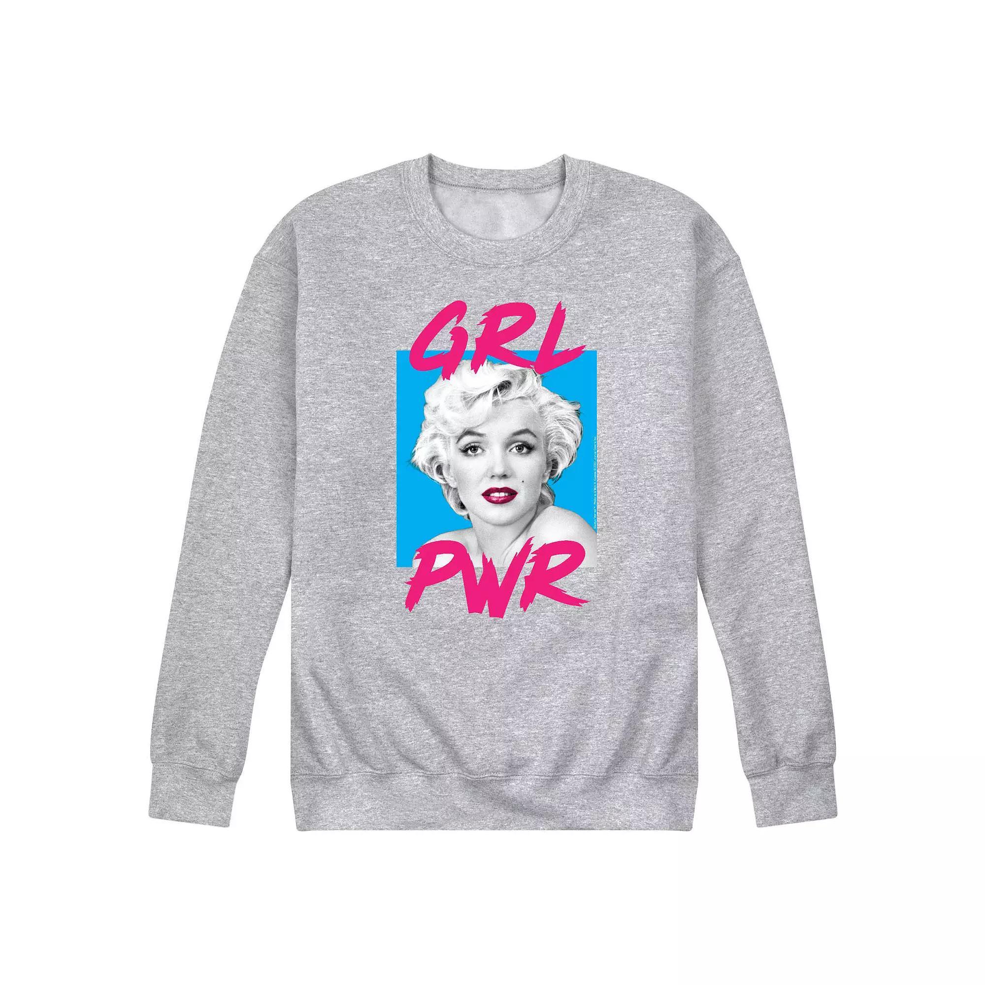 Men's Marilyn Monroe GRL PWR Sweatshirt,  Product Image