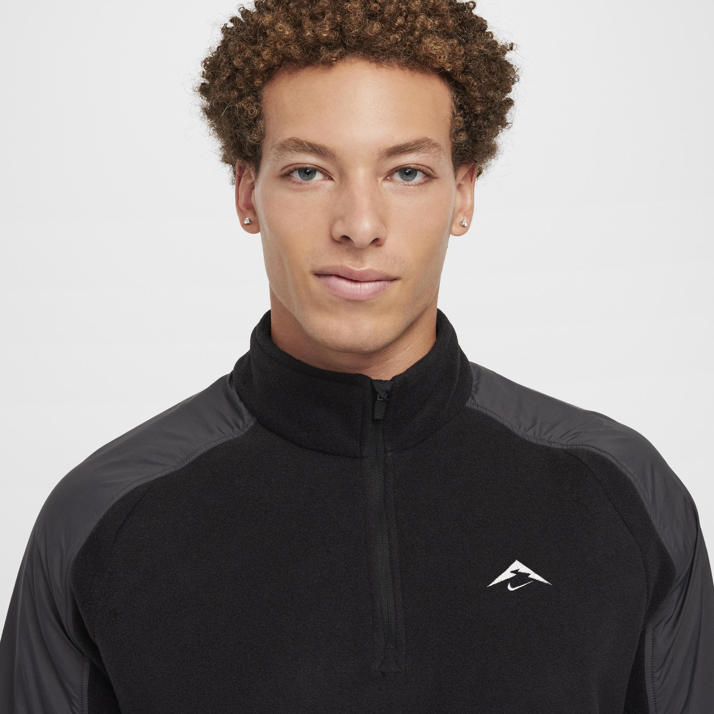 Nike Men's Trail Polartec® 1/4-Zip Fleece Running Top Product Image