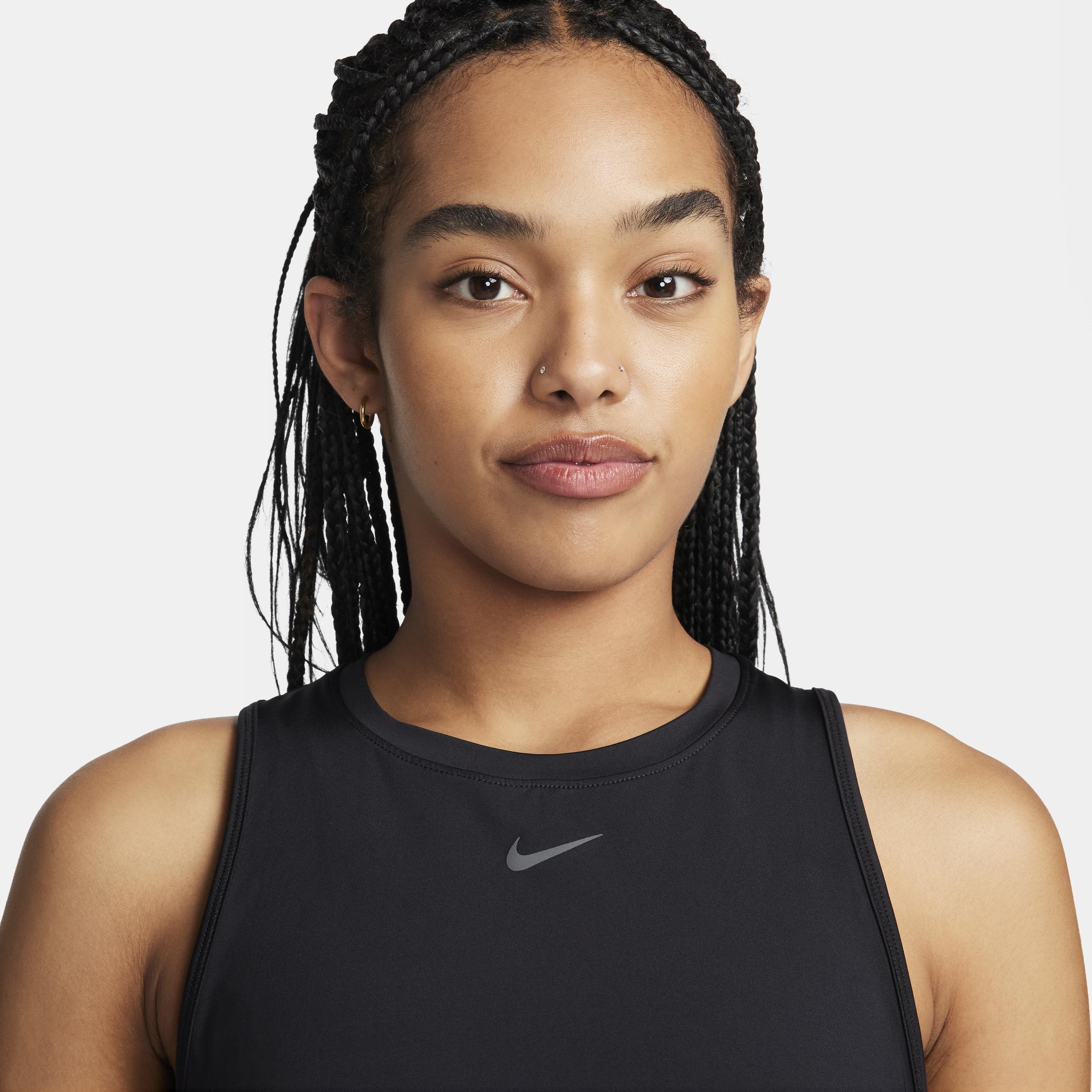 Nike Womens One Classic Dri-FIT Cropped Tank Top Product Image