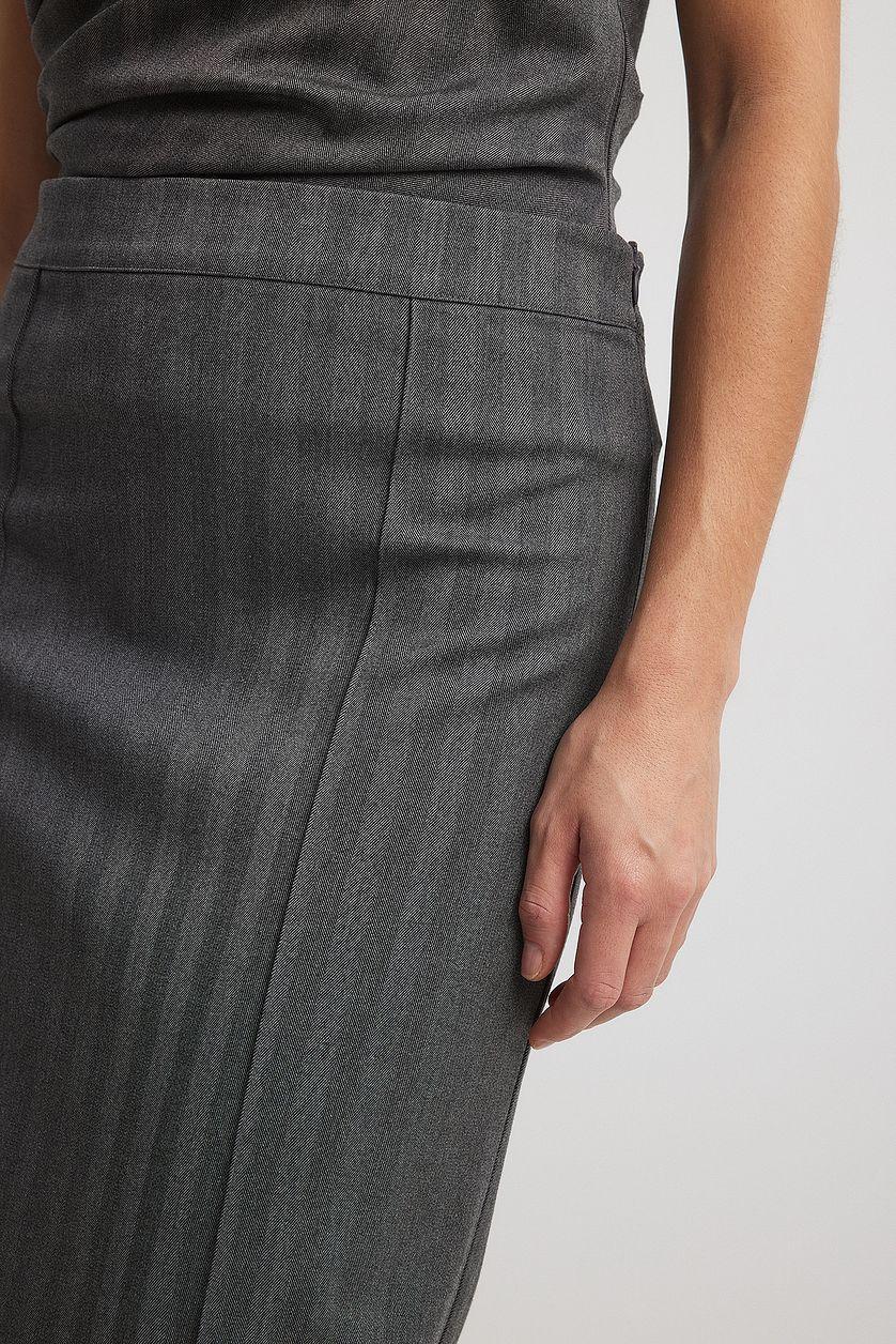 Seam Detail Straight Maxi Skirt Product Image
