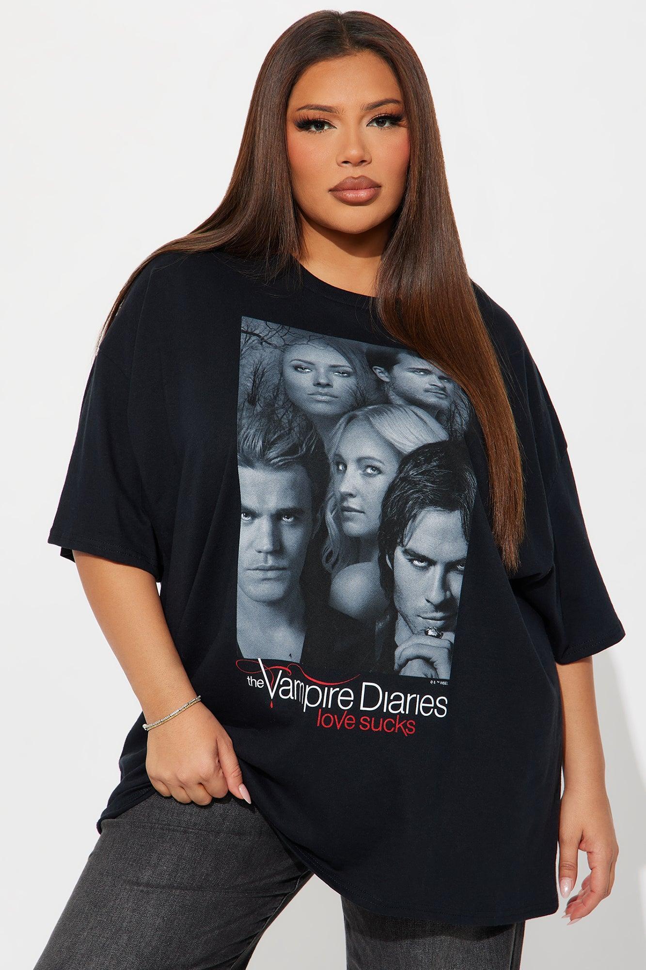 Vampire Diaries Graphic Tee - Black Product Image