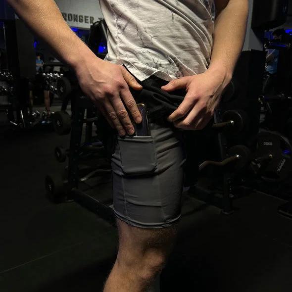 Fearless 41:10 Print Men's High Performance Double Layer Quick Dry Shorts Product Image