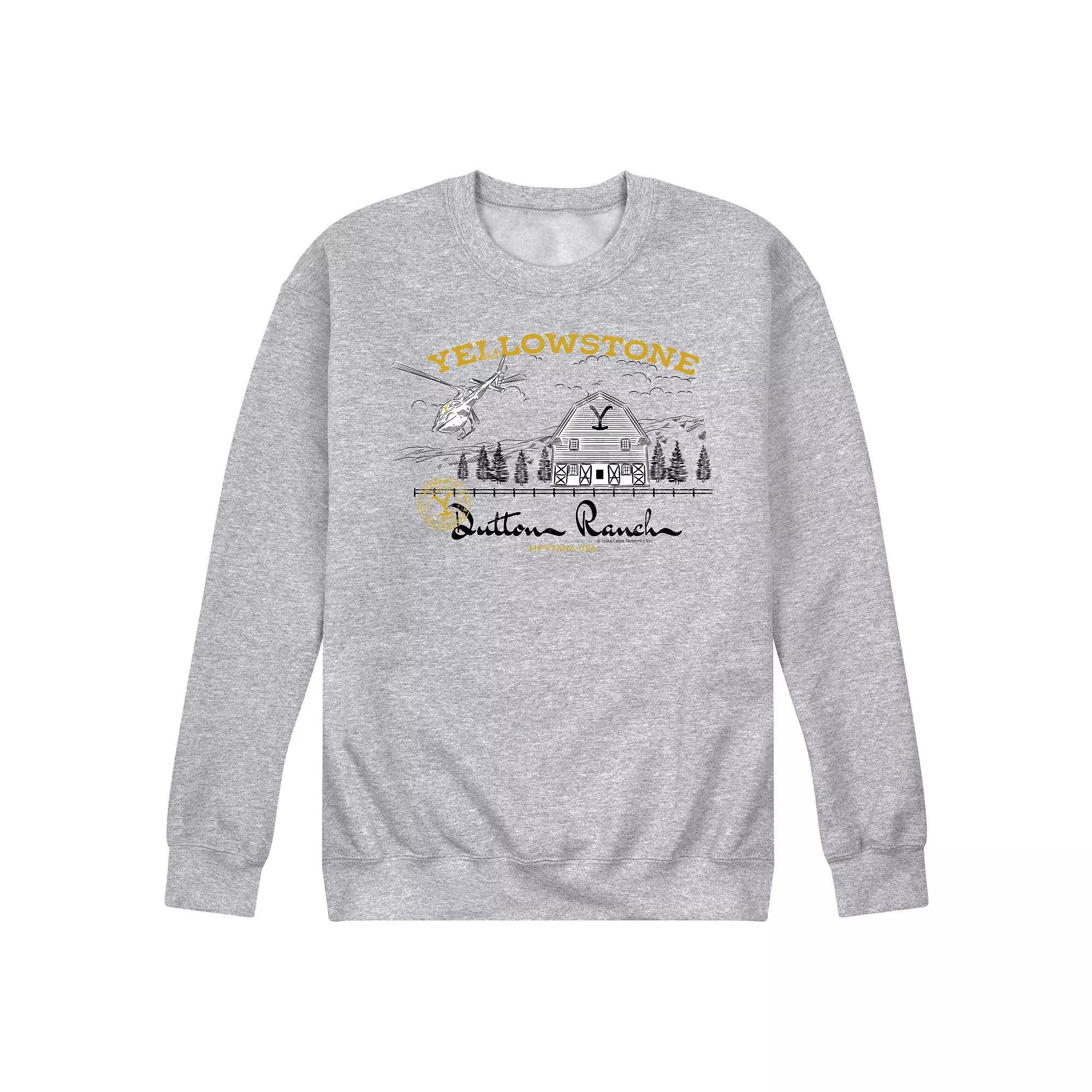 Men's Yellowstone Dutton Ranch Graphic Sweatshirt,  Product Image