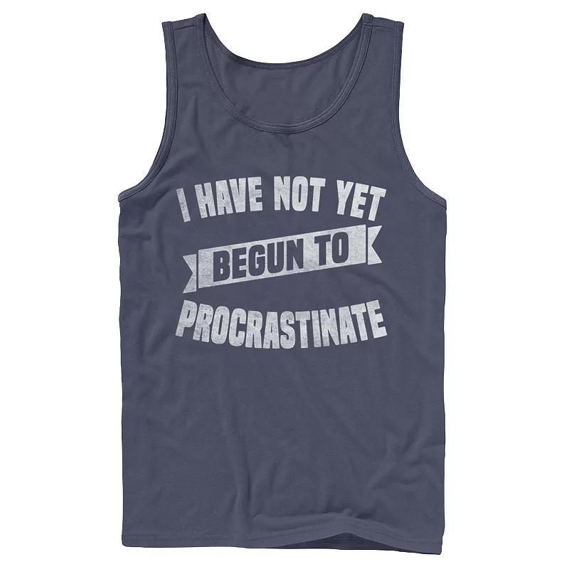 Men's I Have Not Yet Begun To Procrastinate Tank Top,  Product Image