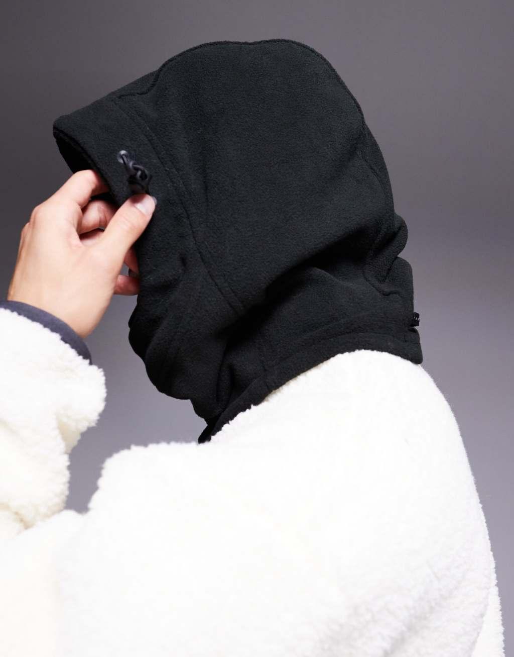 ASOS 4505 Ski fleece balaclava in black Product Image