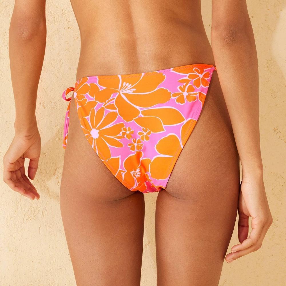 Women's Reversible High-Leg Cheeky Side-Tie Bikini Bottom - Wild Fable™ Product Image