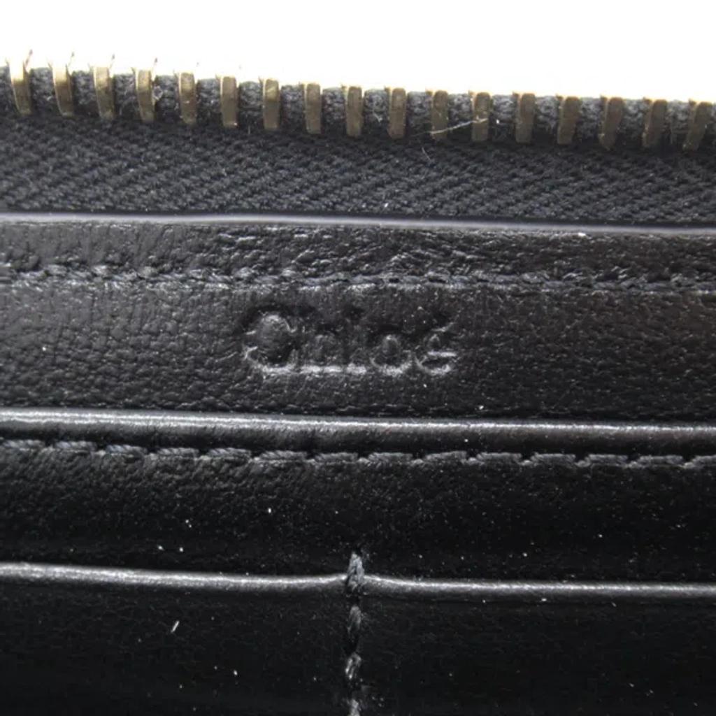 CHLOÉ Leather Wallet (bi-fold) In Black Product Image