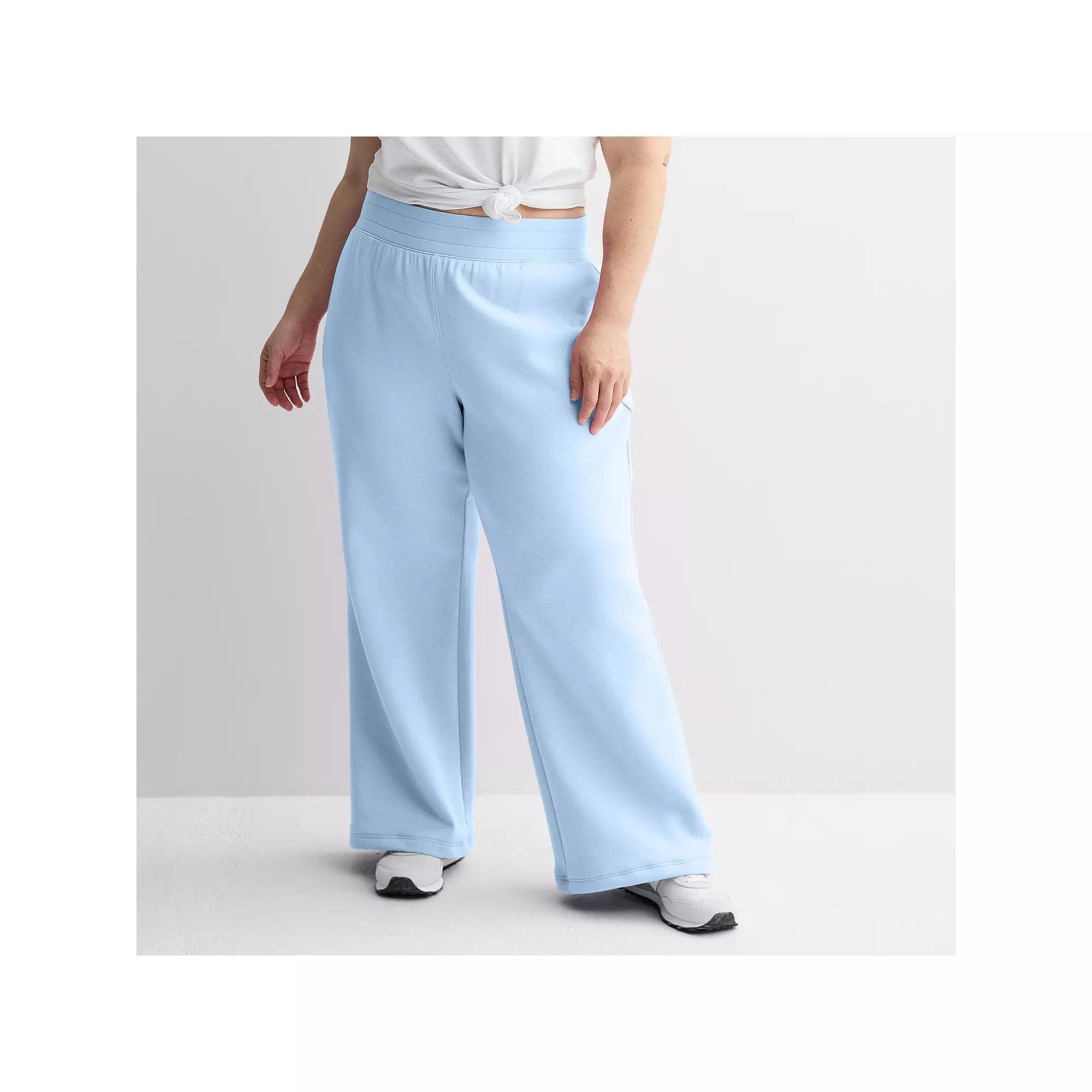 Plus Size Tek Gear Ultracomfort Wide Leg Pants, Womens Product Image