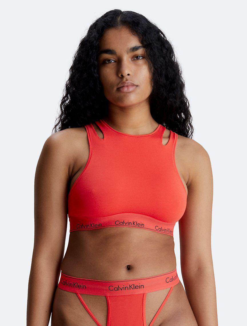 Icon Cotton Modal Deconstructed Unlined Bralette Product Image