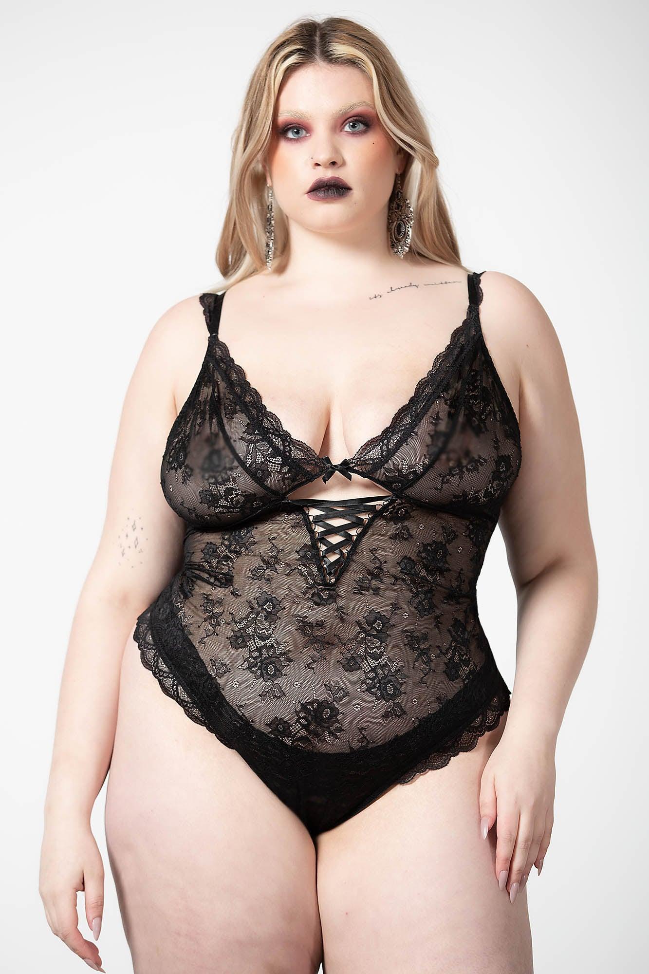 Sabelina Lace Bodysuit [PLUS] Female Product Image