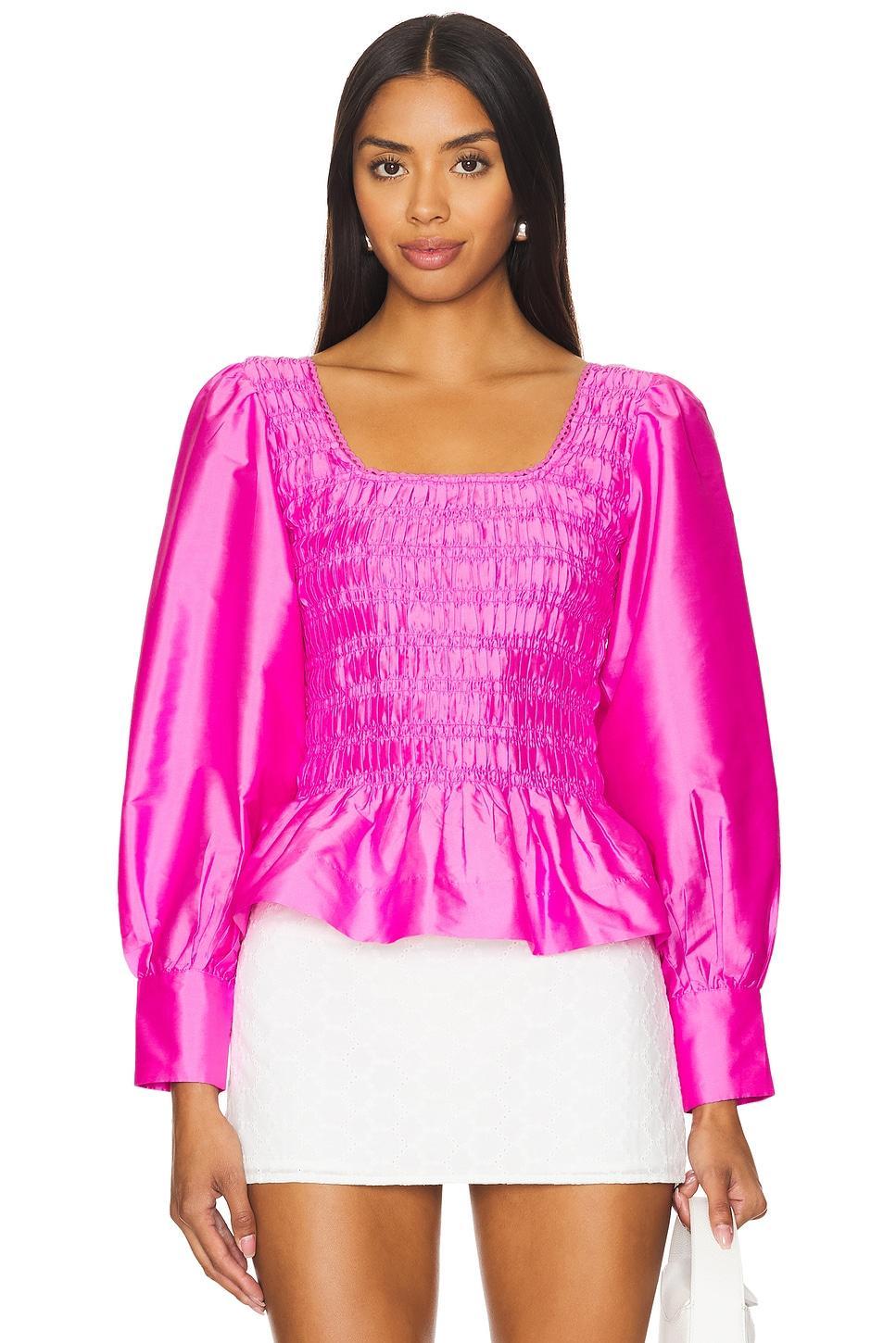 Ariana Blouse Damson Madder Product Image