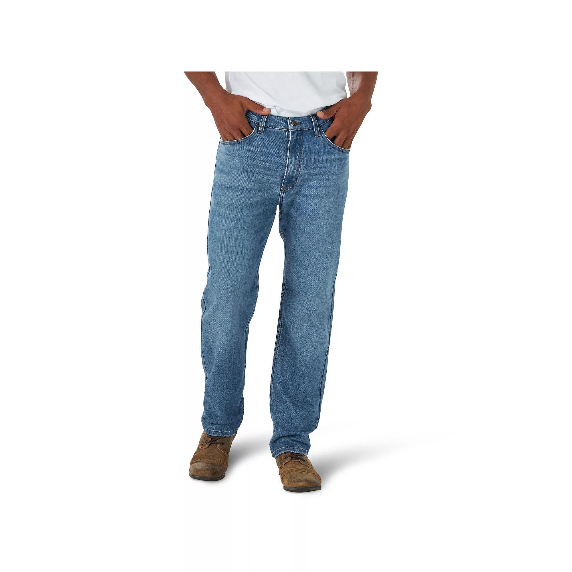 Men's Wrangler Regular-Fit Advanced Comfort Jeans, Size: 34X29, Navel Product Image