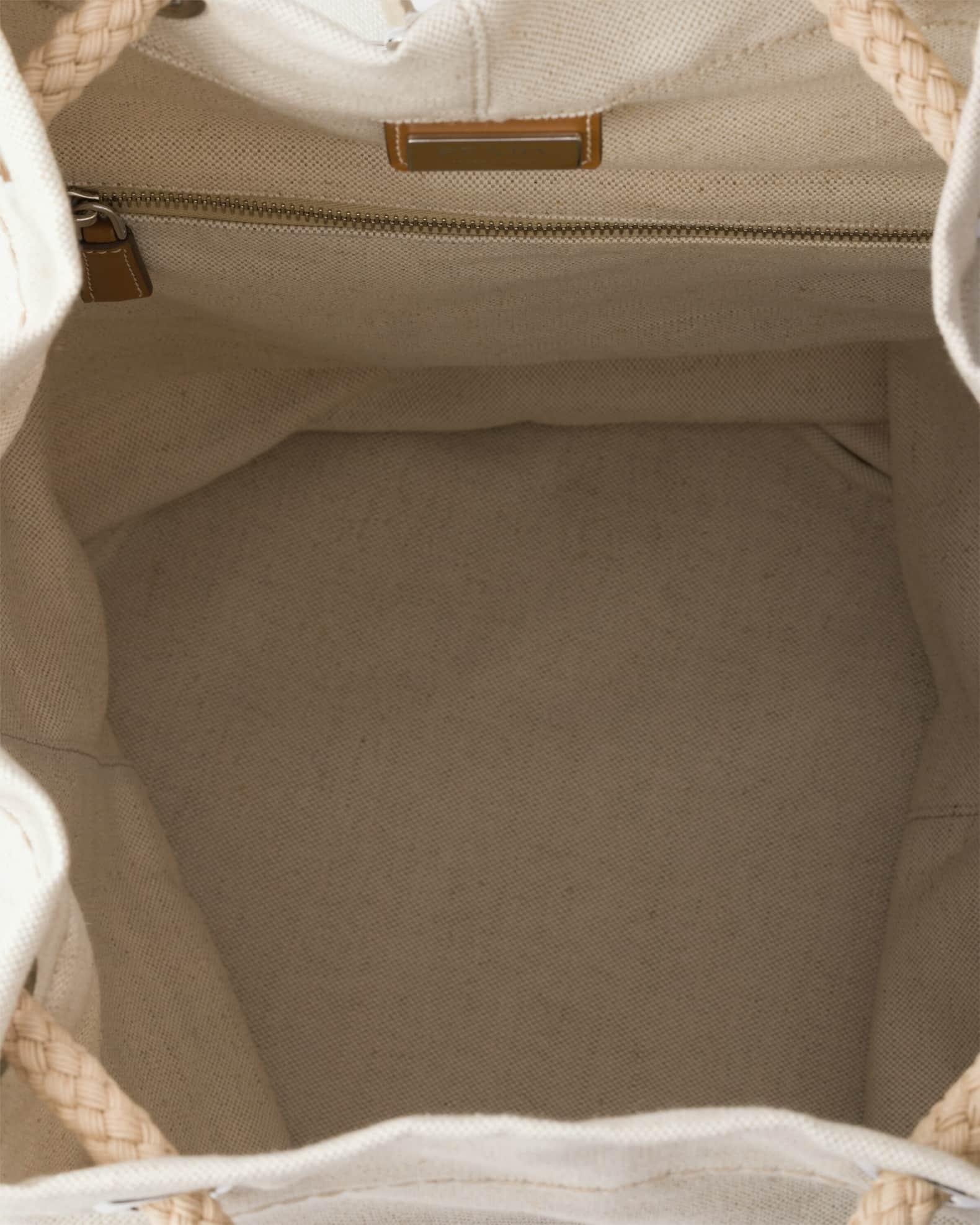 Men's Linen-Blend Drawstring Duffel Bag Product Image