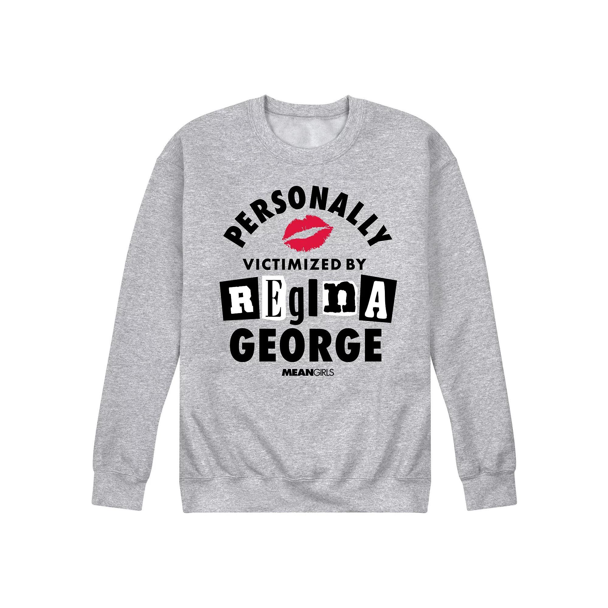 Men's Mean Girls Personally Victimized Regina Fleece Sweatshirt,  Product Image