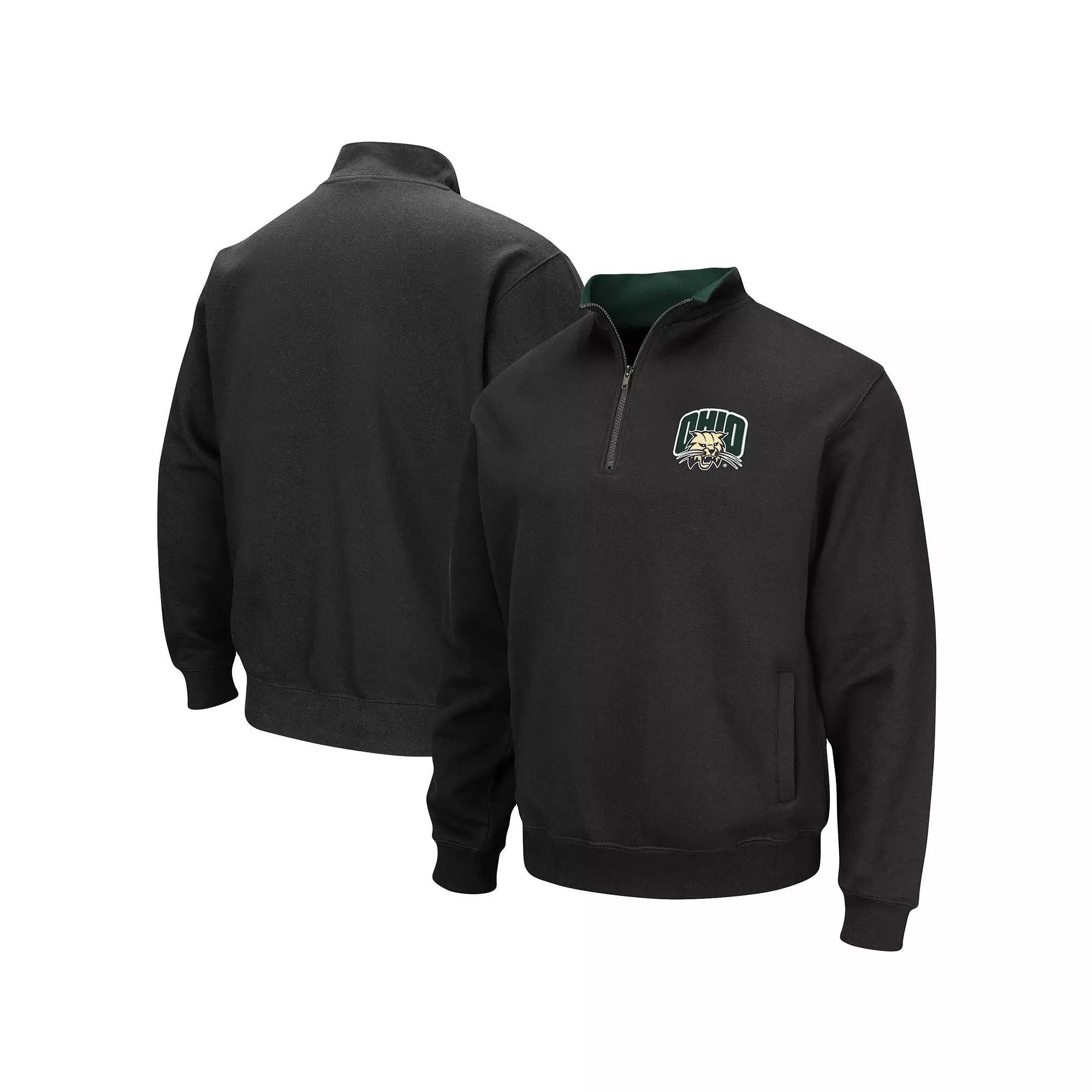 Men's Colosseum Charcoal Alabama Crimson Tide Tortugas Logo Quarter-Zip Pullover Jacket,  Product Image