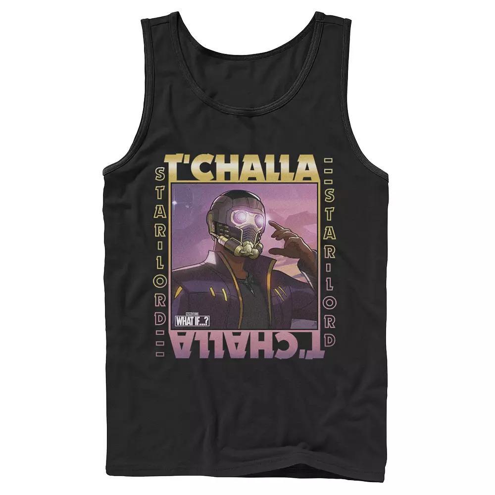 Men's Marvel What If T'Challa Star Lord Poster Sweatshirt,  Product Image