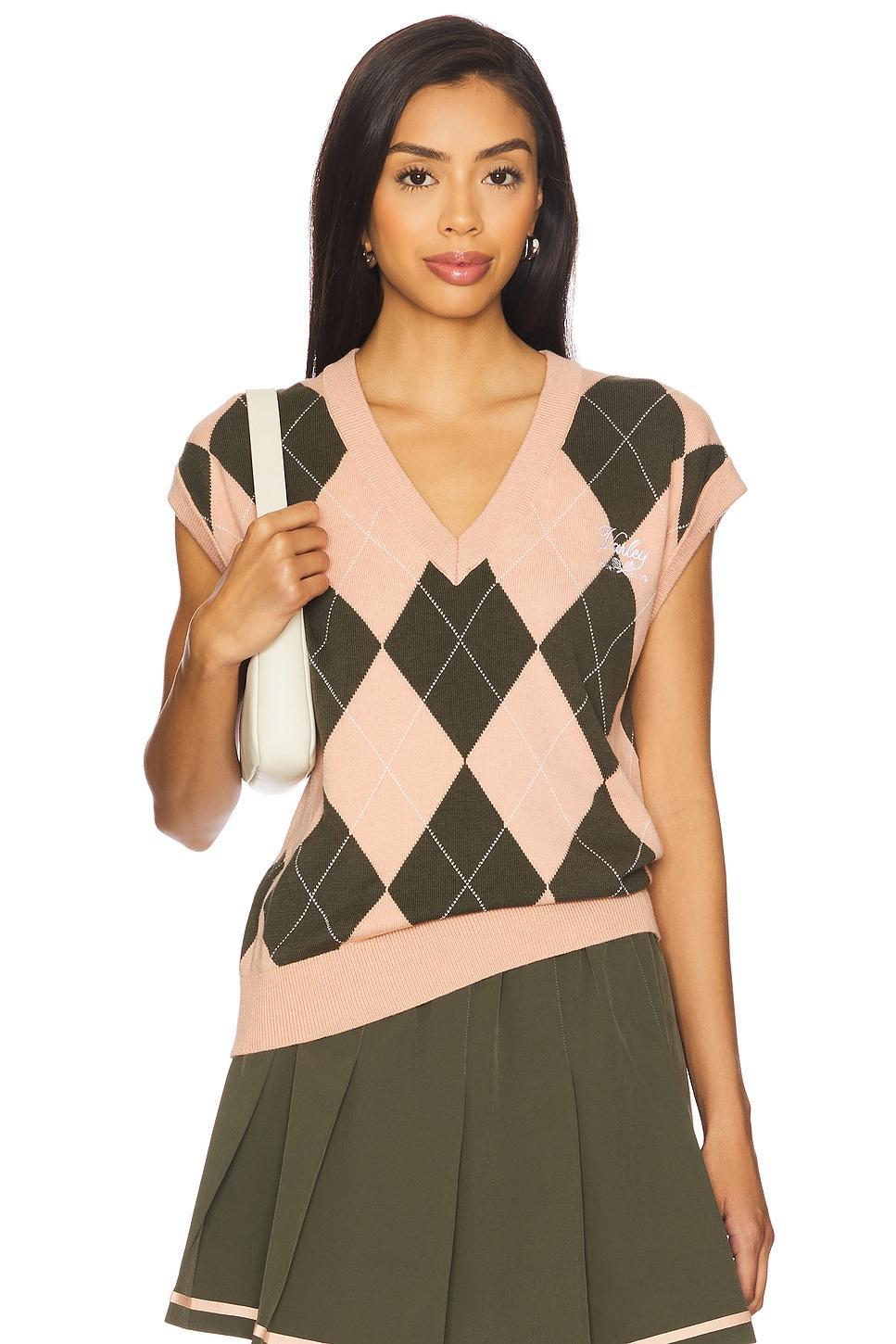 Avika Argyle Vest Varley Product Image